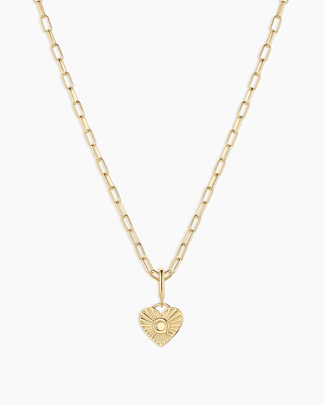 Vintage Heart Alphabet Charm Necklace -   Q || option::18k Gold Plated, Q