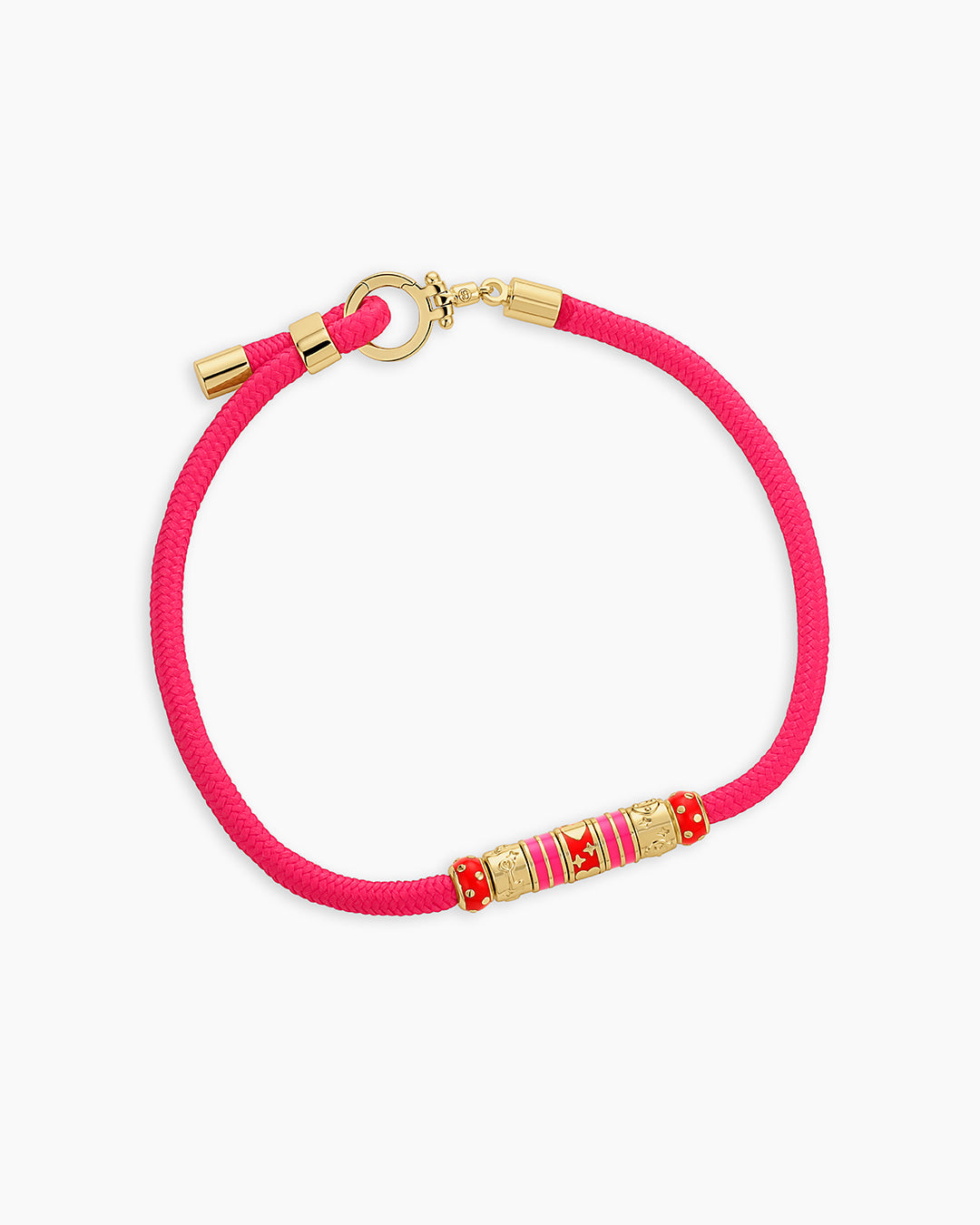 Love U Paracord Bracelet || option::18k Gold Plated