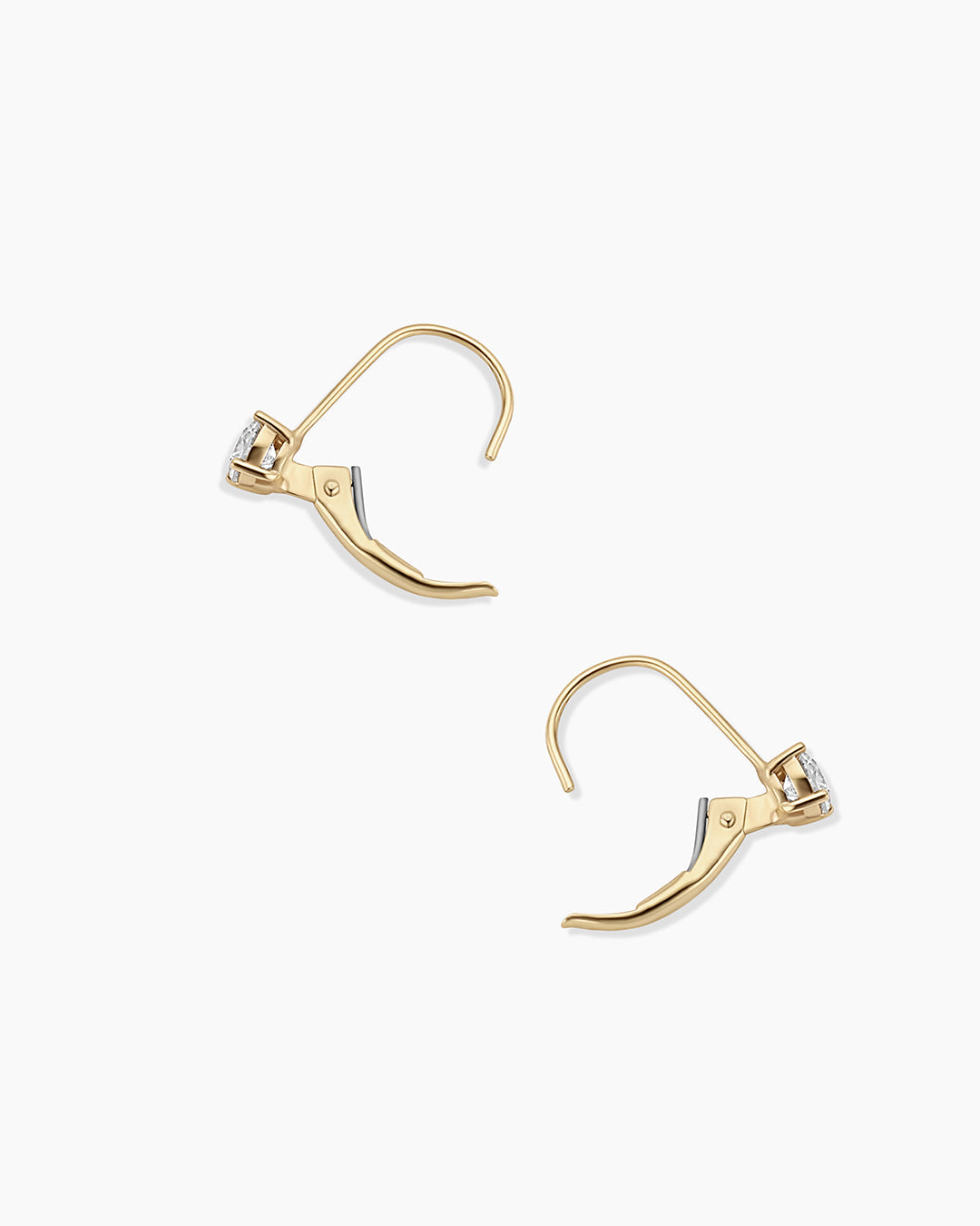 Lab Grown Diamond Mercer Drop Earrings || option::14K Solid Gold, .50ct