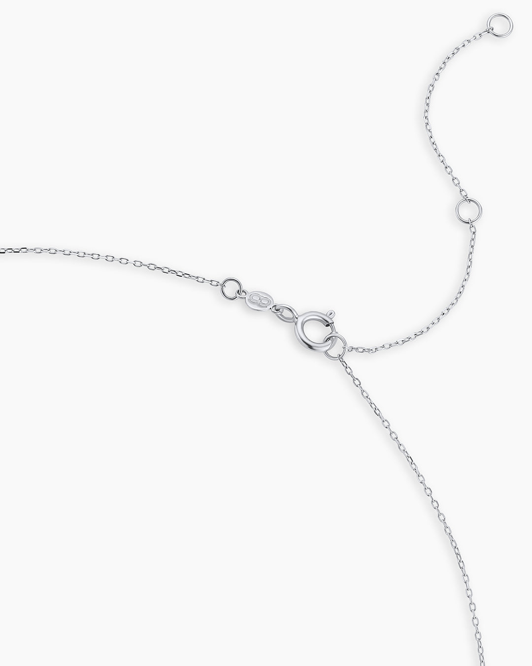 14K Gold Basic Chain || option::19-21 in., 14K Solid White Gold