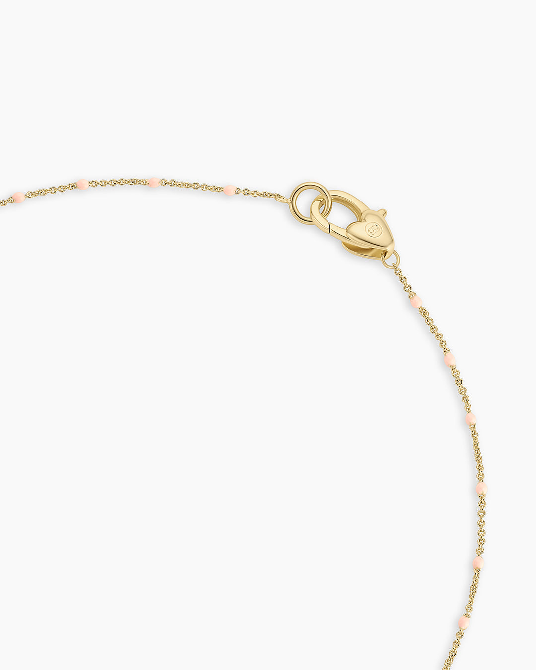 BCRF Heart Clasp Necklace || option::18K Gold Plated