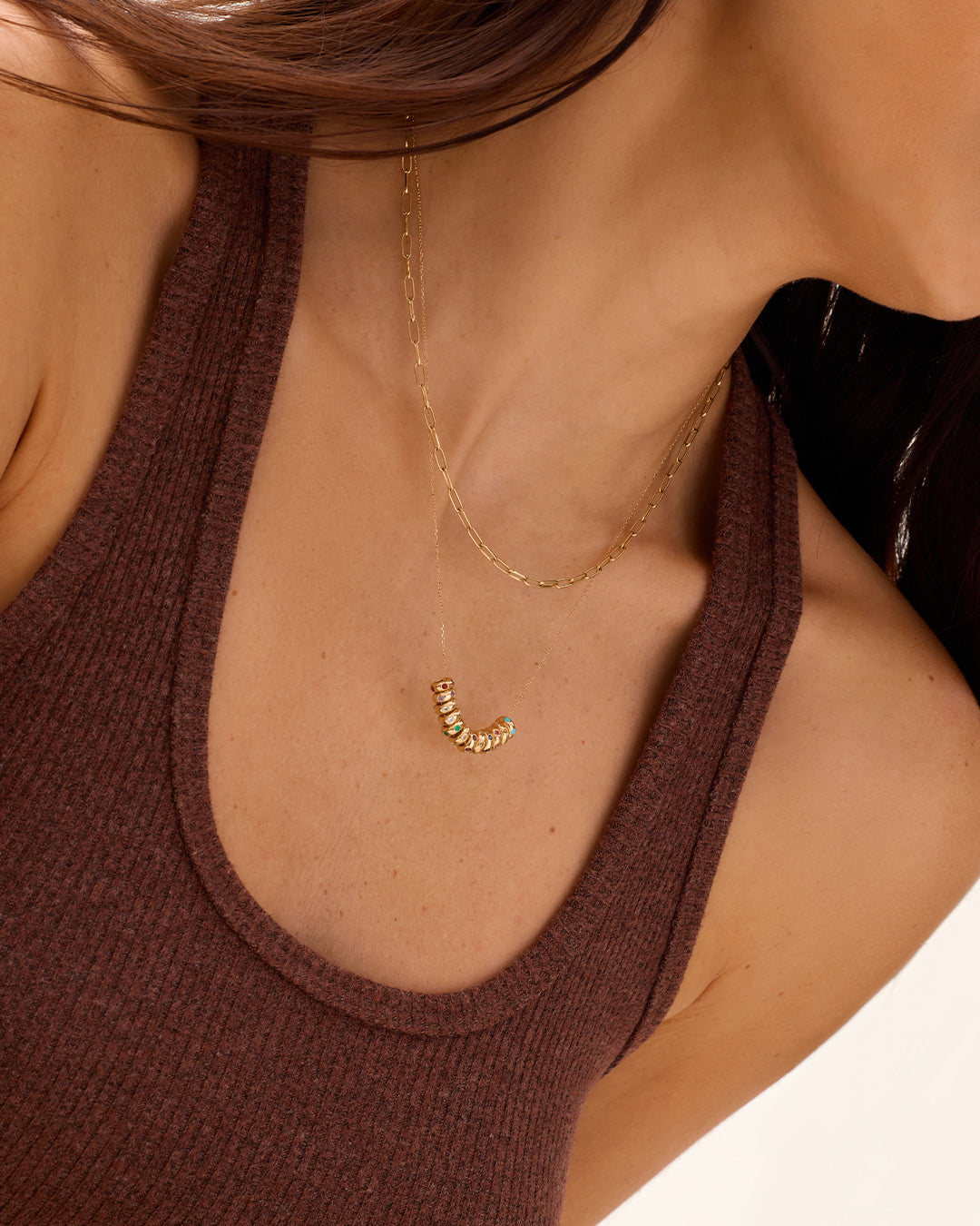 14K Gold Birthstone Halo Charm || option::14k Solid Gold, Citrine - November