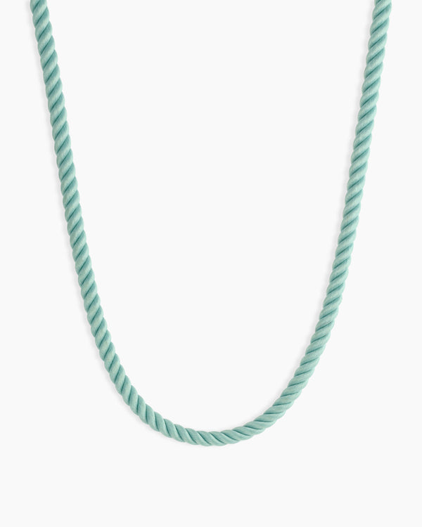 Brooks Rope Necklace || option::18K Gold Plated, Seafoam