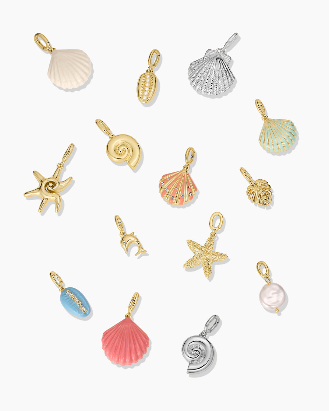Starfish Statement Parker Charm || option::18K Gold Plated
