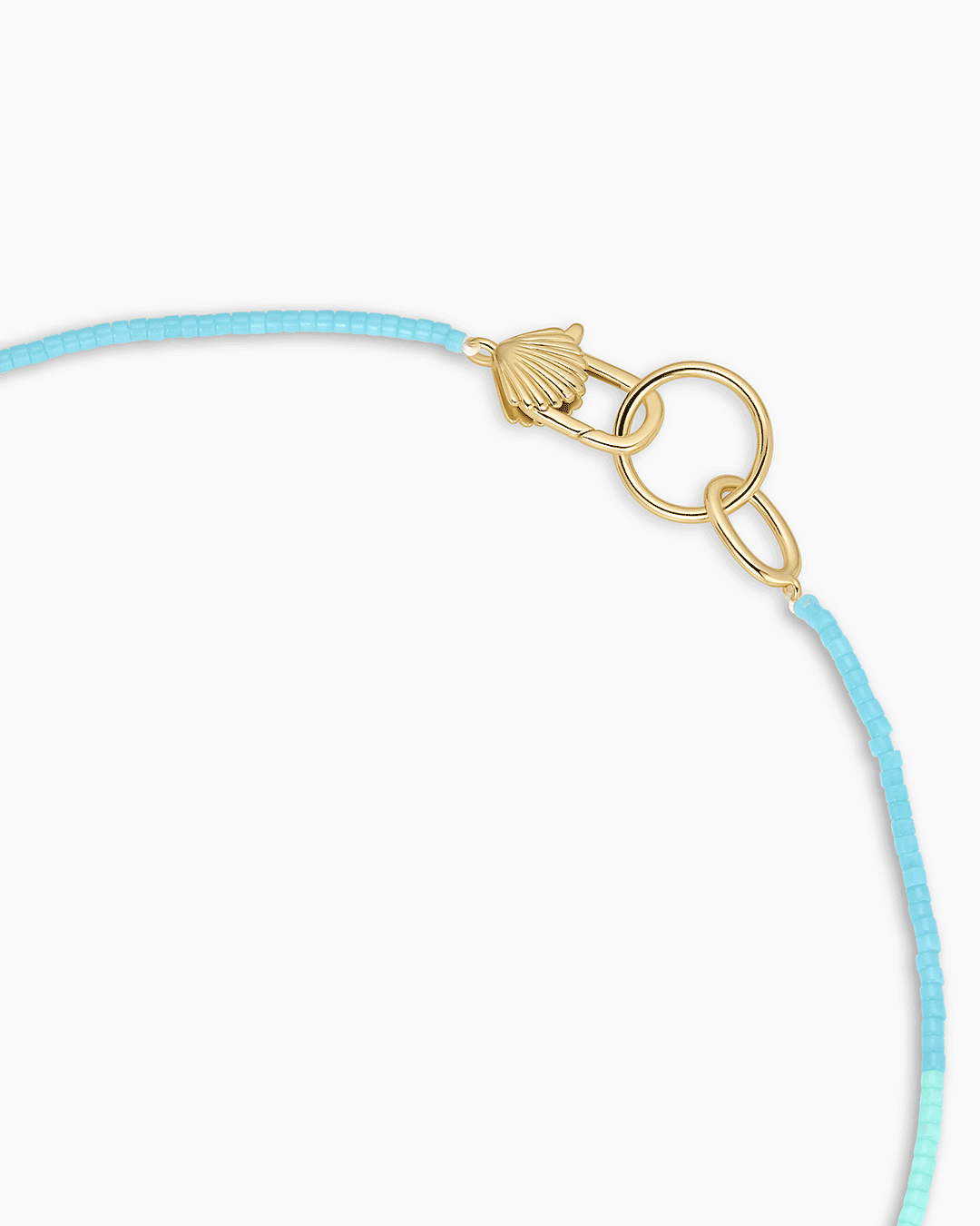 Scallop Padlock Bay Necklace || option::18K Gold Plated