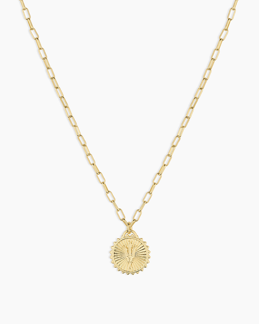 Sun Devil Necklace (reversible) || option::18K Gold Plated