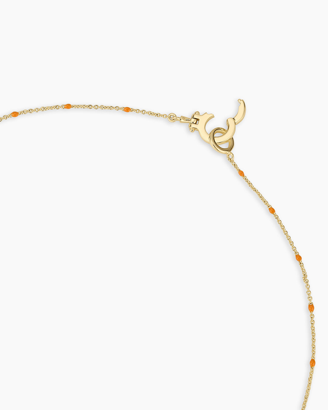 Capri Necklace || option::18K Gold Plated, Orange