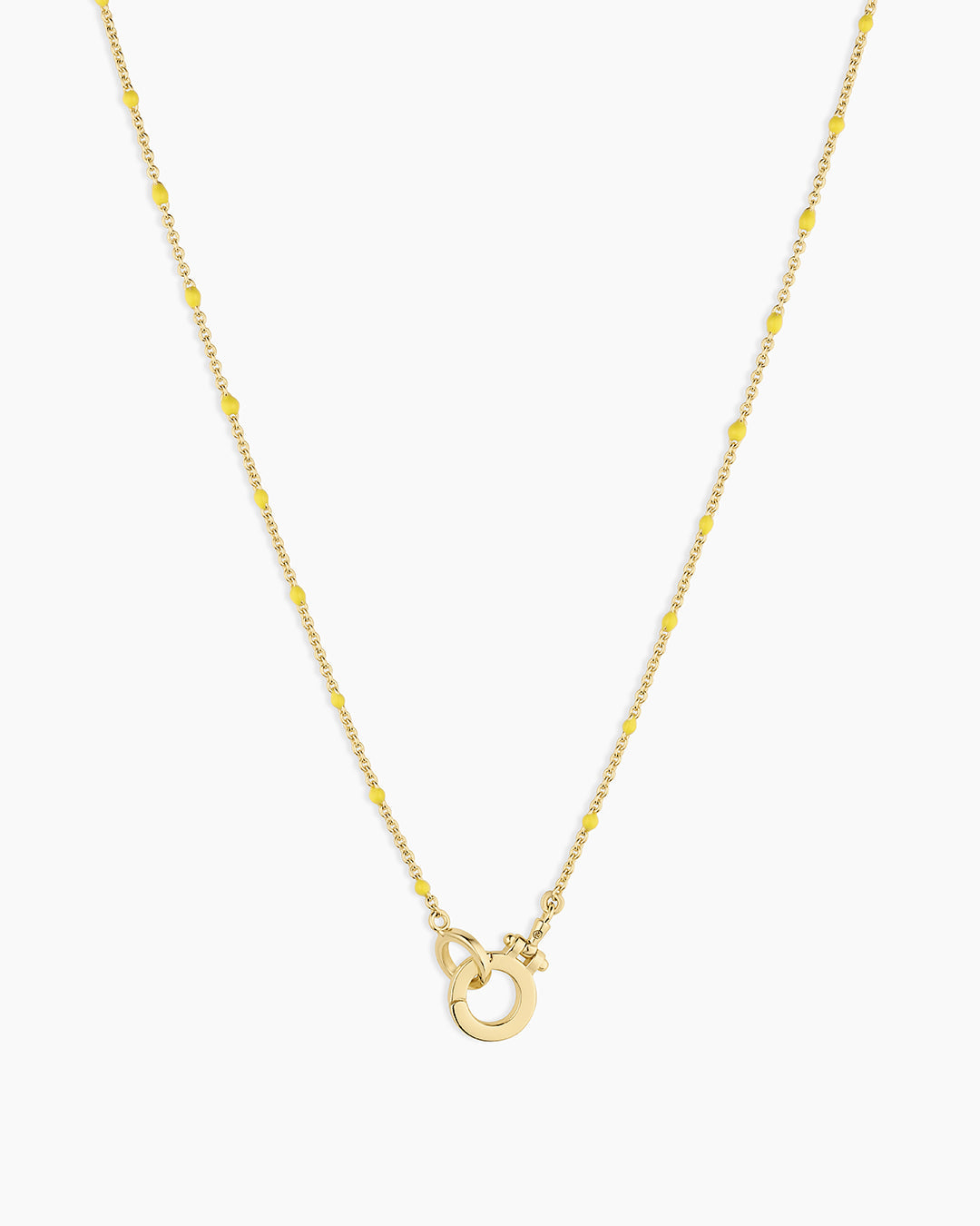 Capri Necklace || option::18K Gold Plated, Yellow