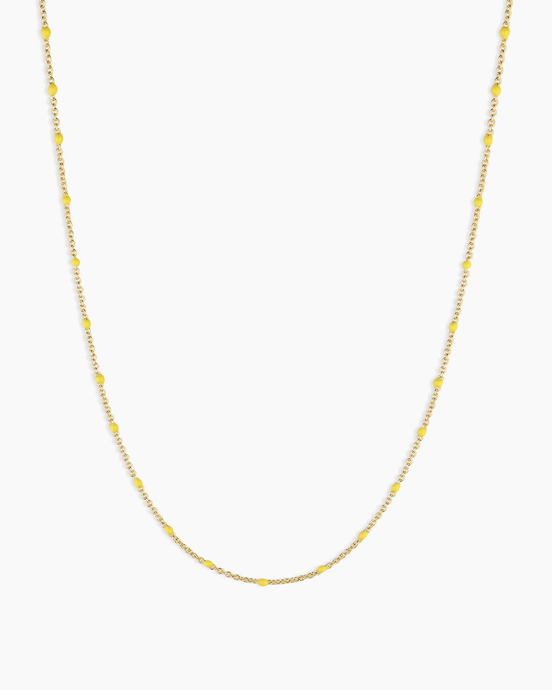 Capri Necklace || option::18K Gold Plated, Yellow