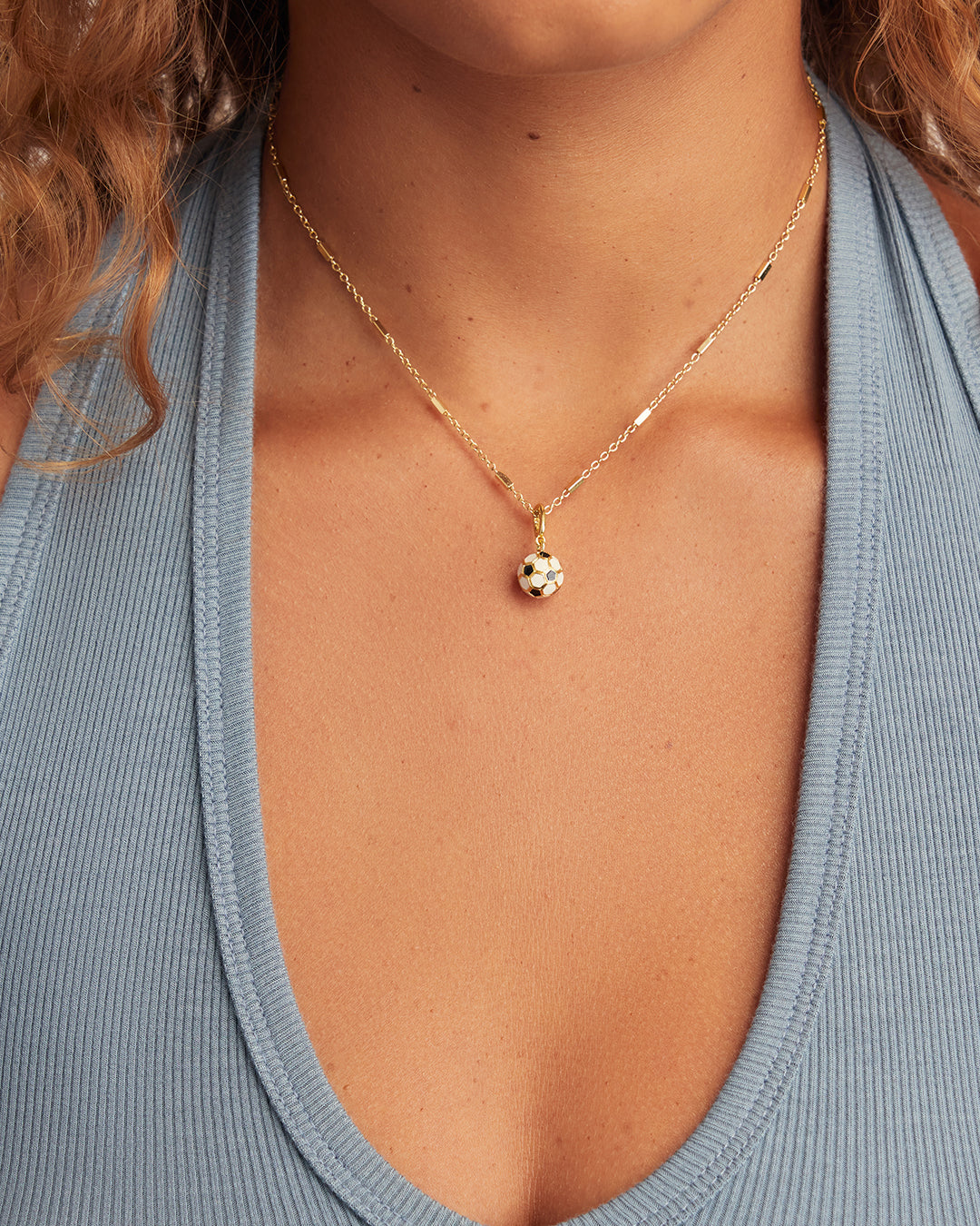 Scout Charm || option::18K Gold Plated, Soccer