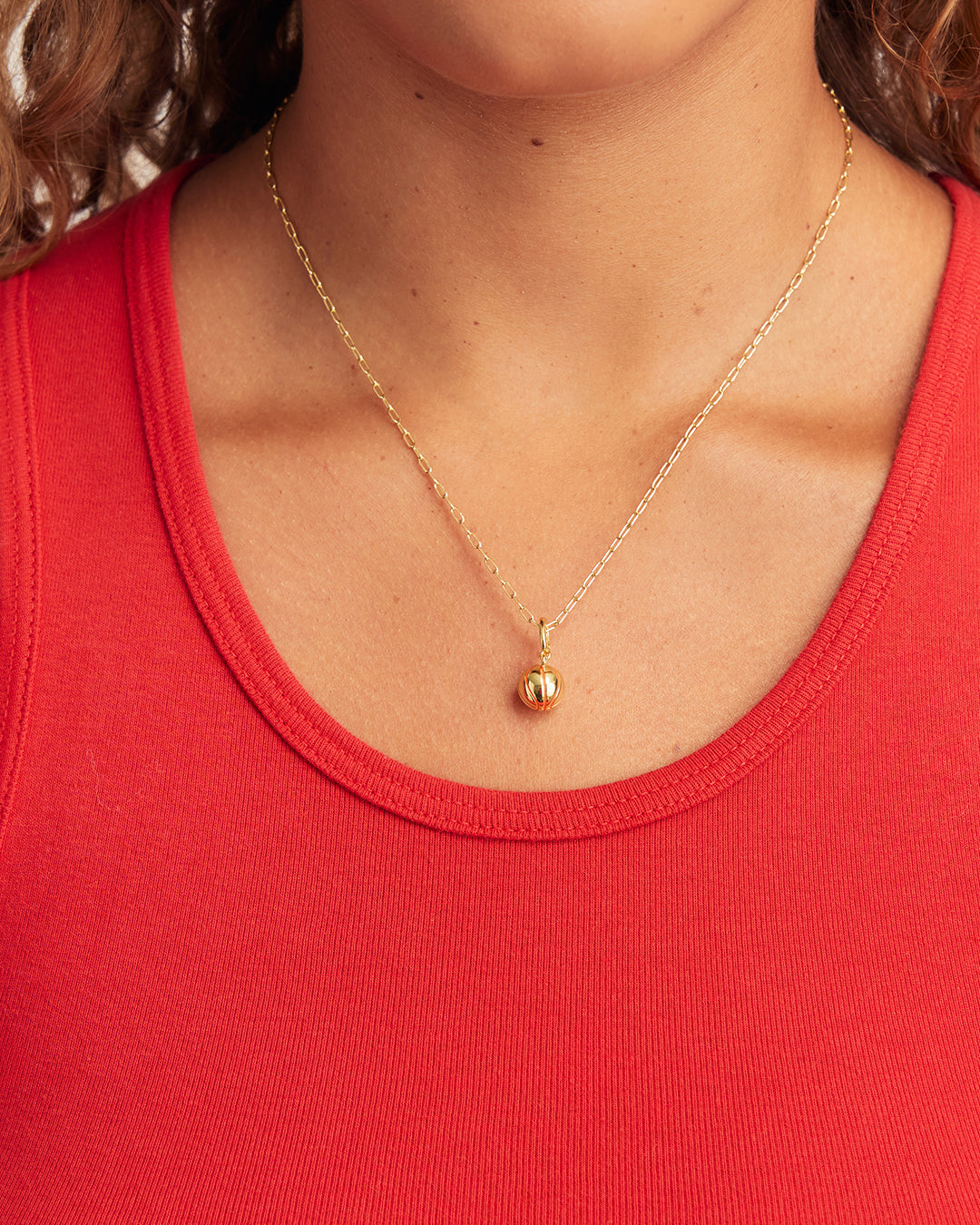 Scout Charm || option::18K Gold Plated, Basketball
