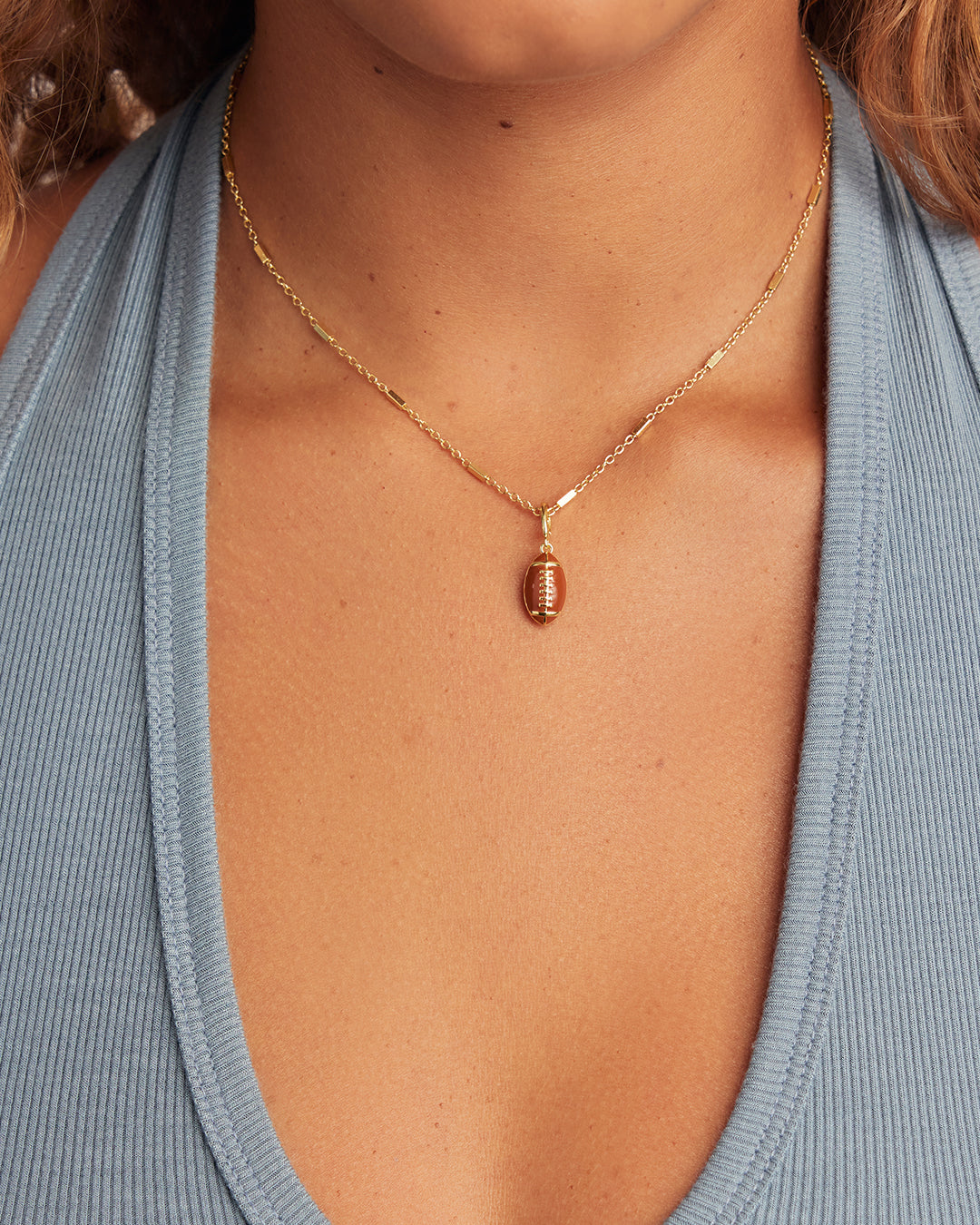 Scout Charm || option::18K Gold Plated, Football