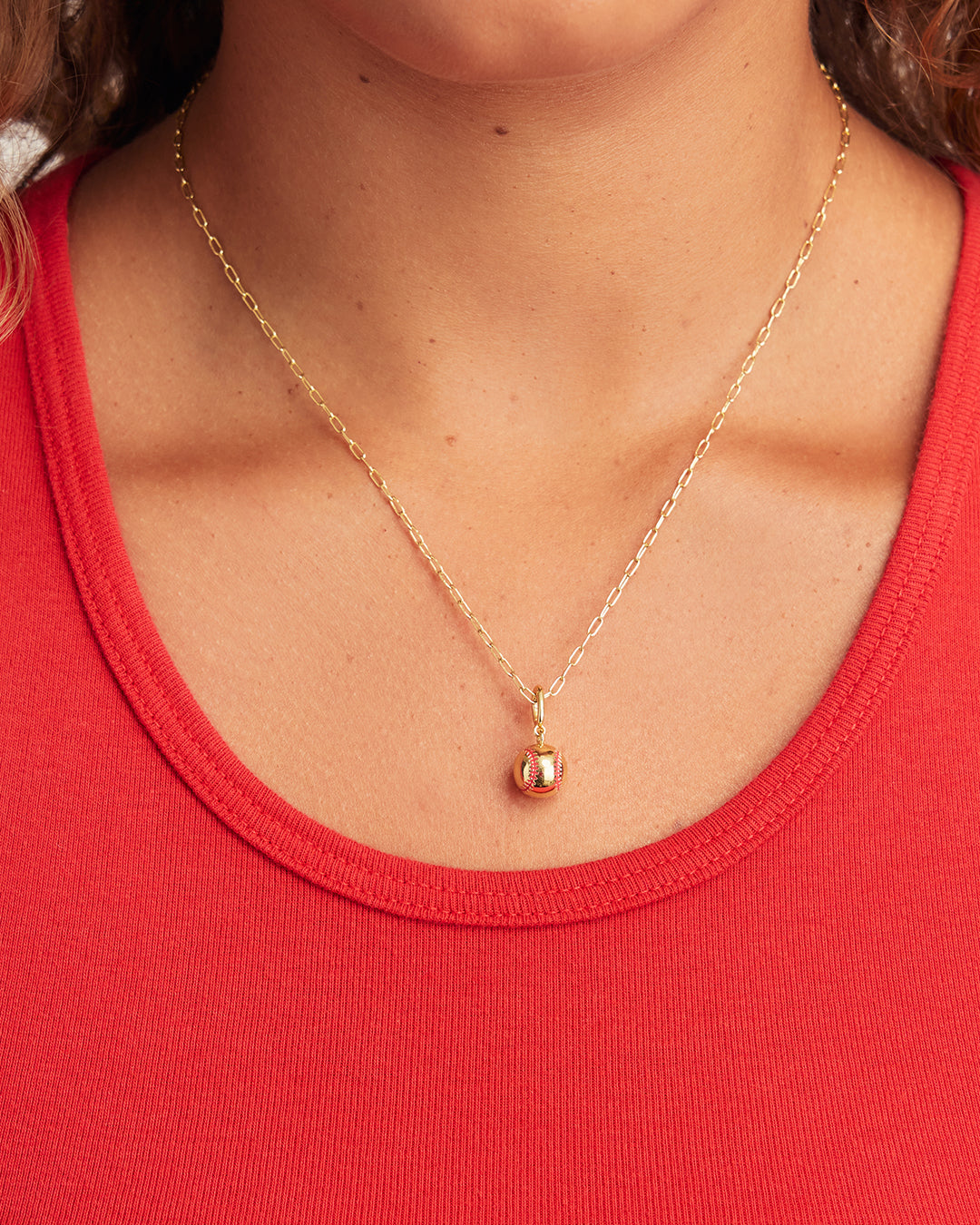 Scout Charm || option::18K Gold Plated, Baseball/Softball