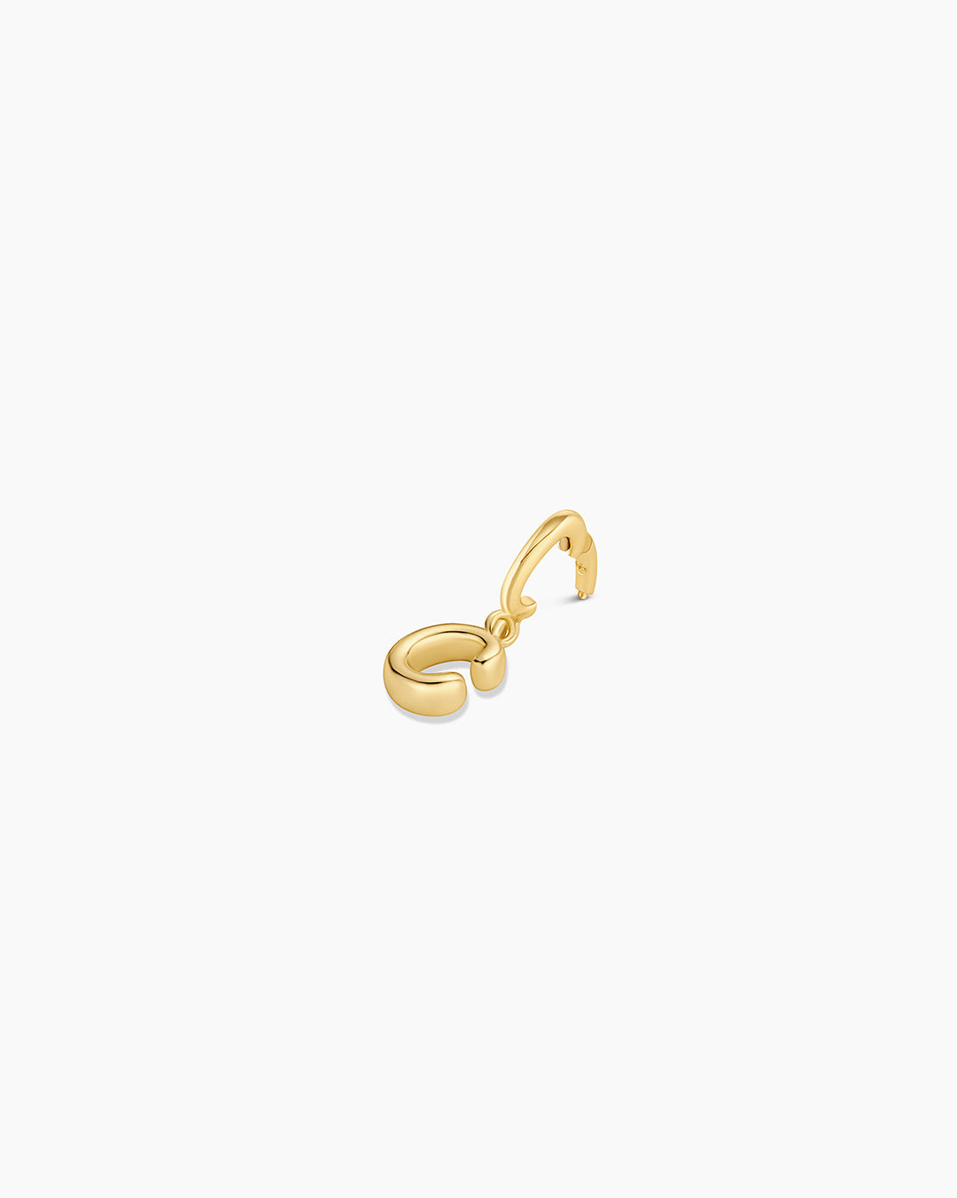 Ryder Alphabet Charm || option::18K Gold Plated, C