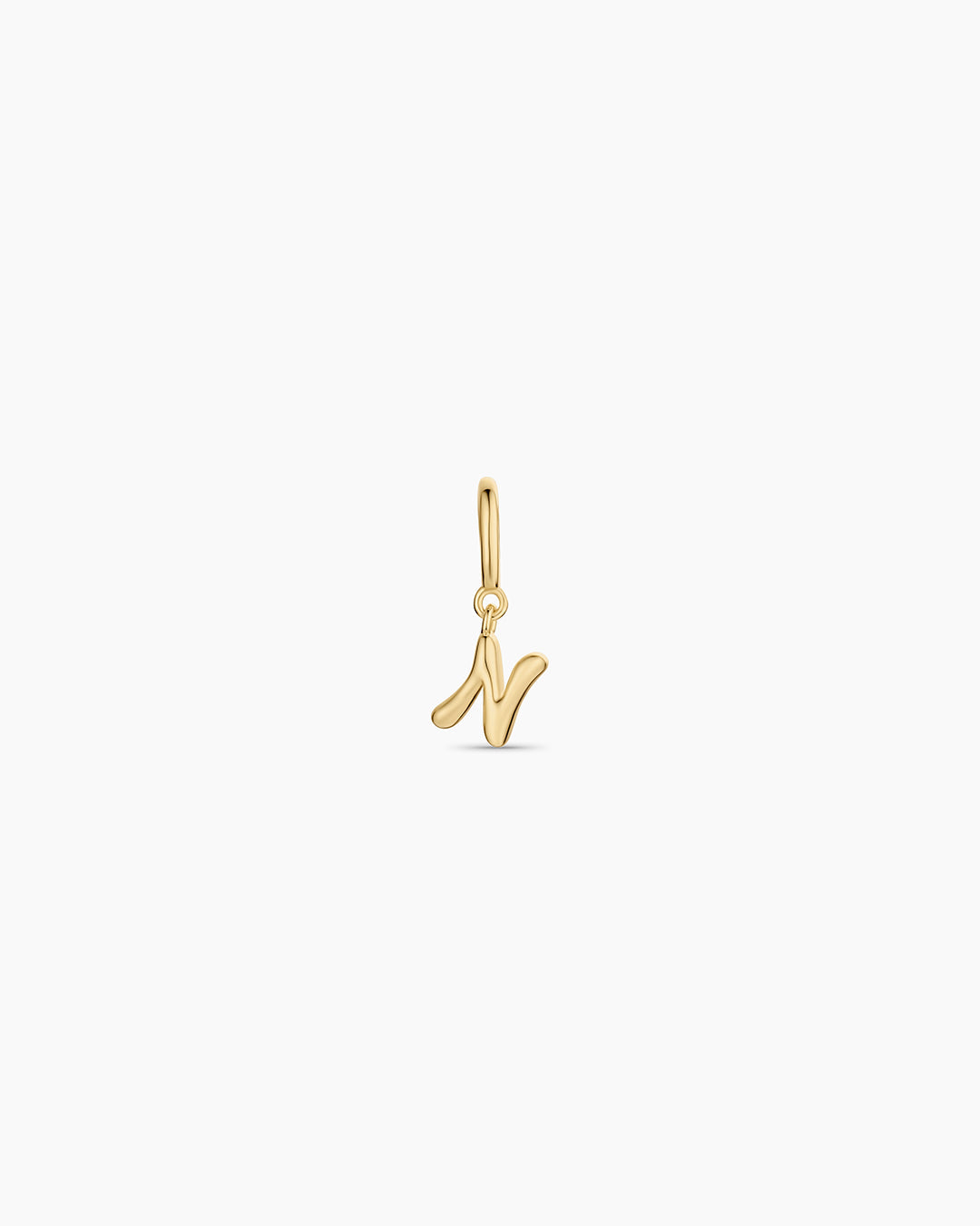 Ryder Alphabet Charm || option::18K Gold Plated, N
