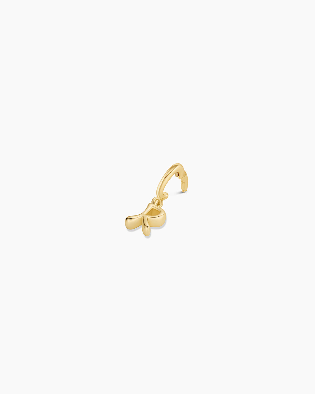 Ryder Alphabet Charm || option::18K Gold Plated, R