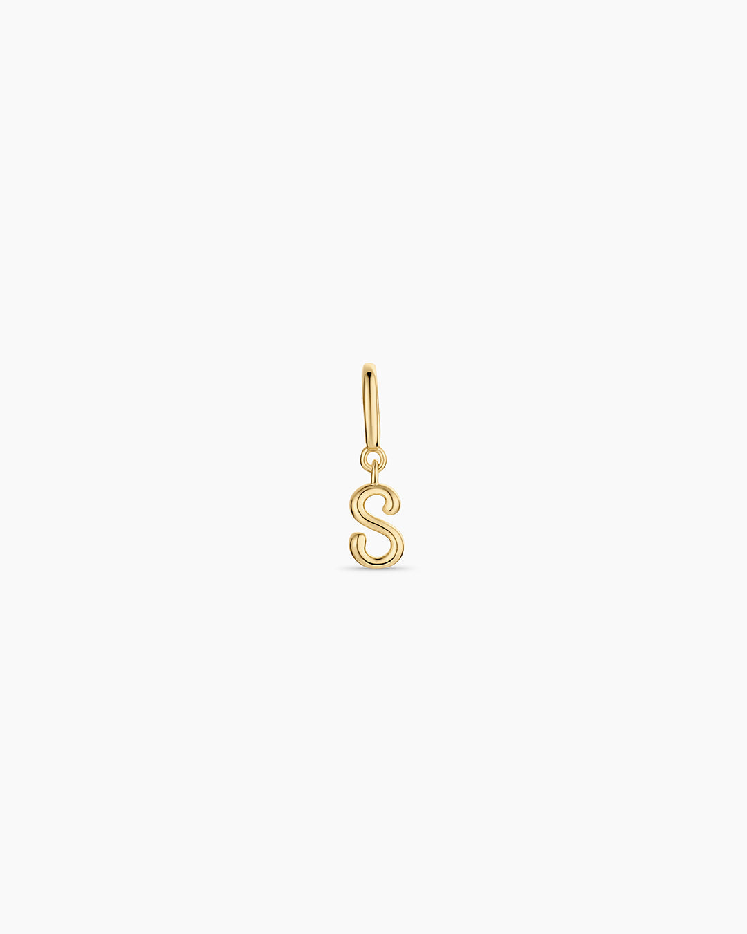 Ryder Alphabet Charm || option::18K Gold Plated, S