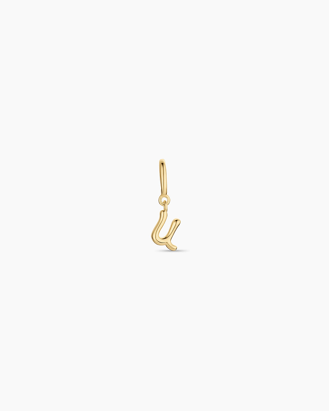 Ryder Alphabet Charm || option::18K Gold Plated, U
