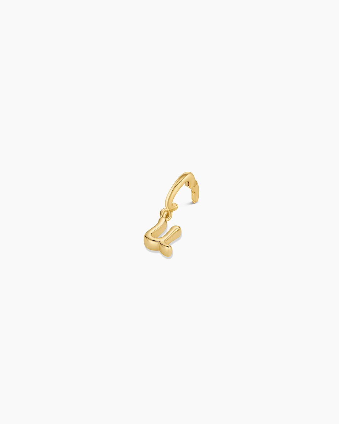 Ryder Alphabet Charm || option::18K Gold Plated, U
