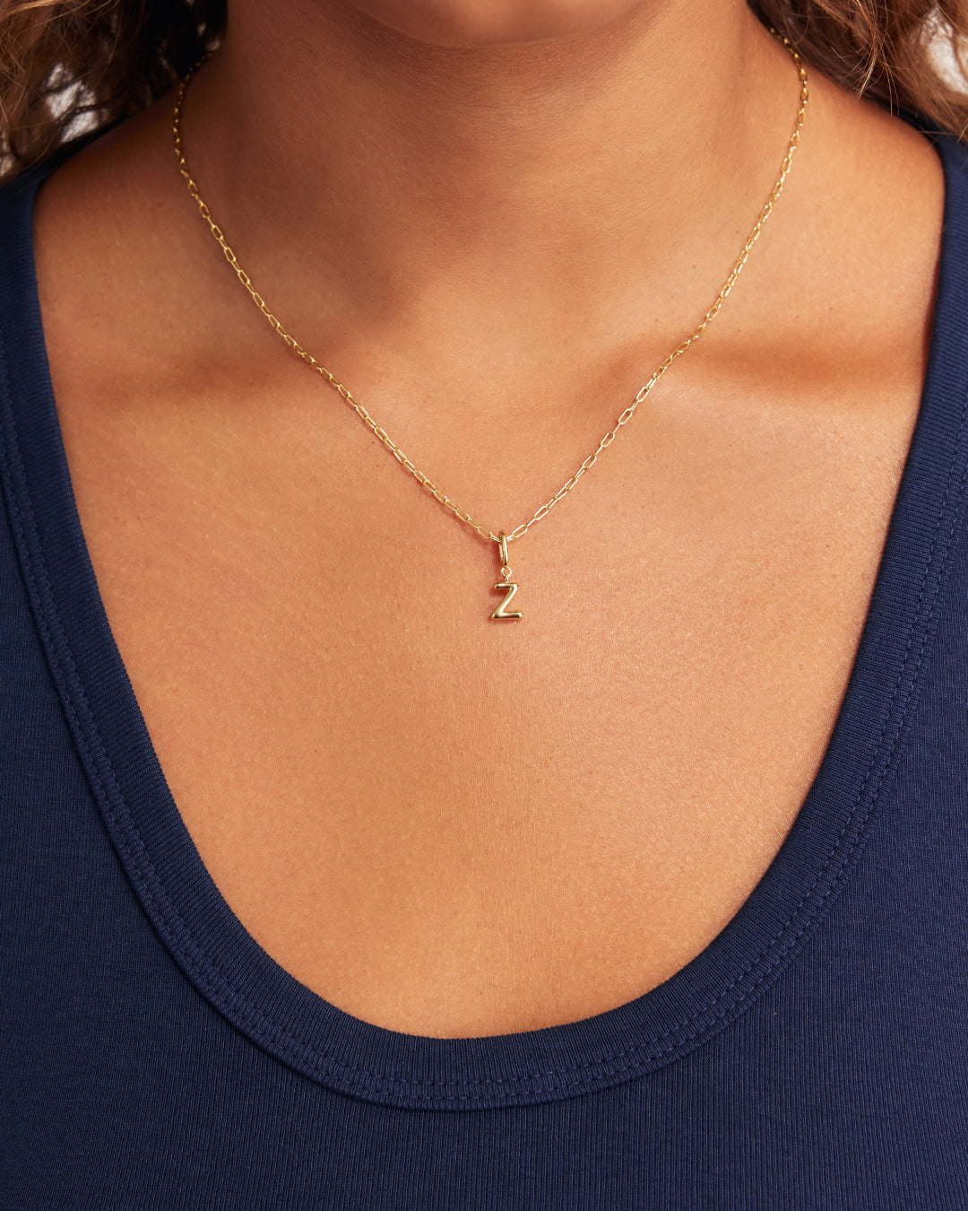 Ryder Alphabet Charm || option::18K Gold Plated, Z