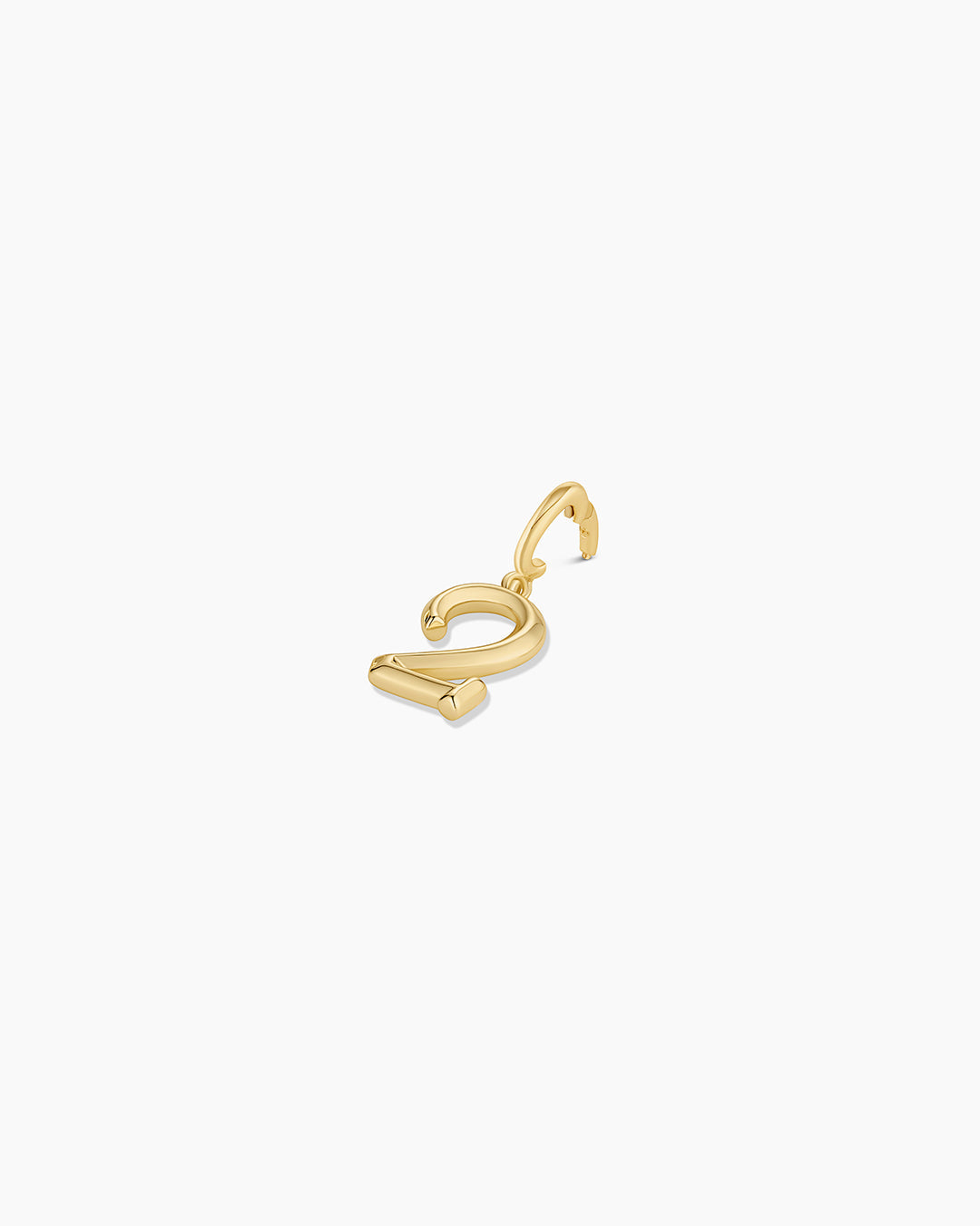 Scout Number Charm || option::18K Gold Plated, 2