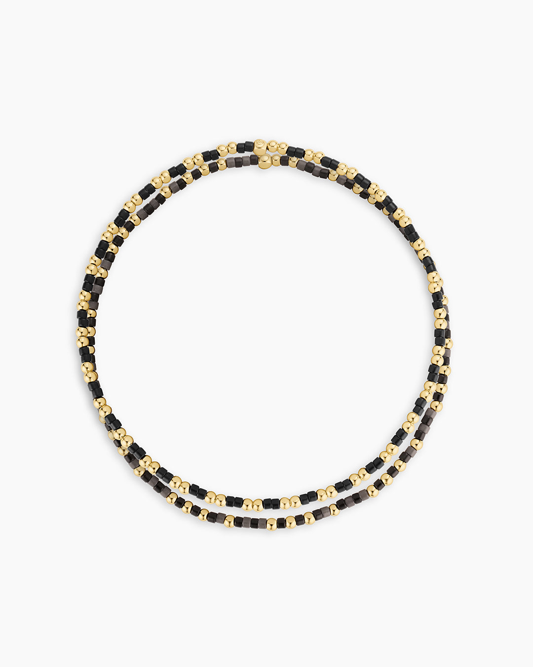 Scout Beaded Bracelet || option::18K Gold Plated, Black