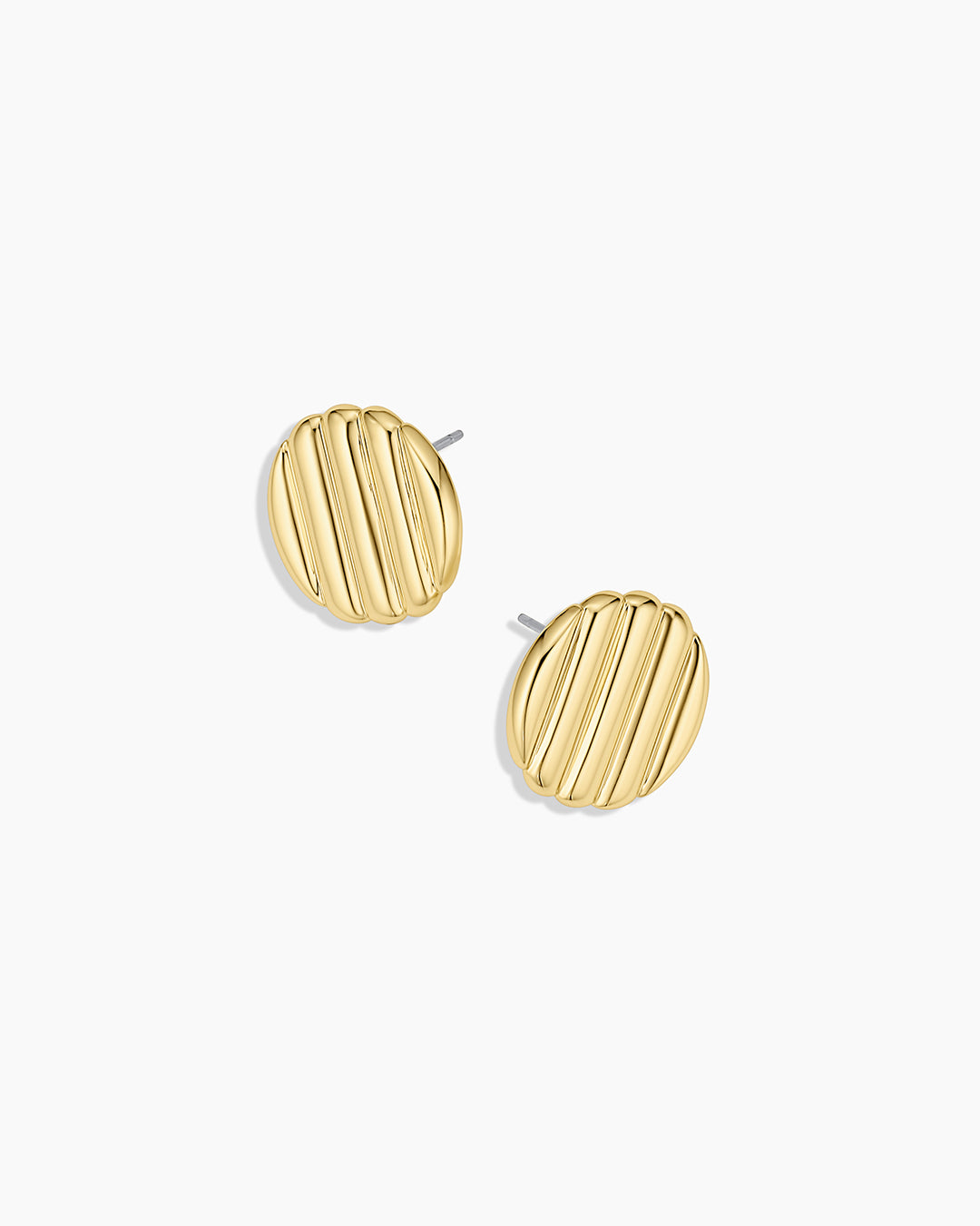 Melrose Diagonal Studs || option::18K Gold Plated