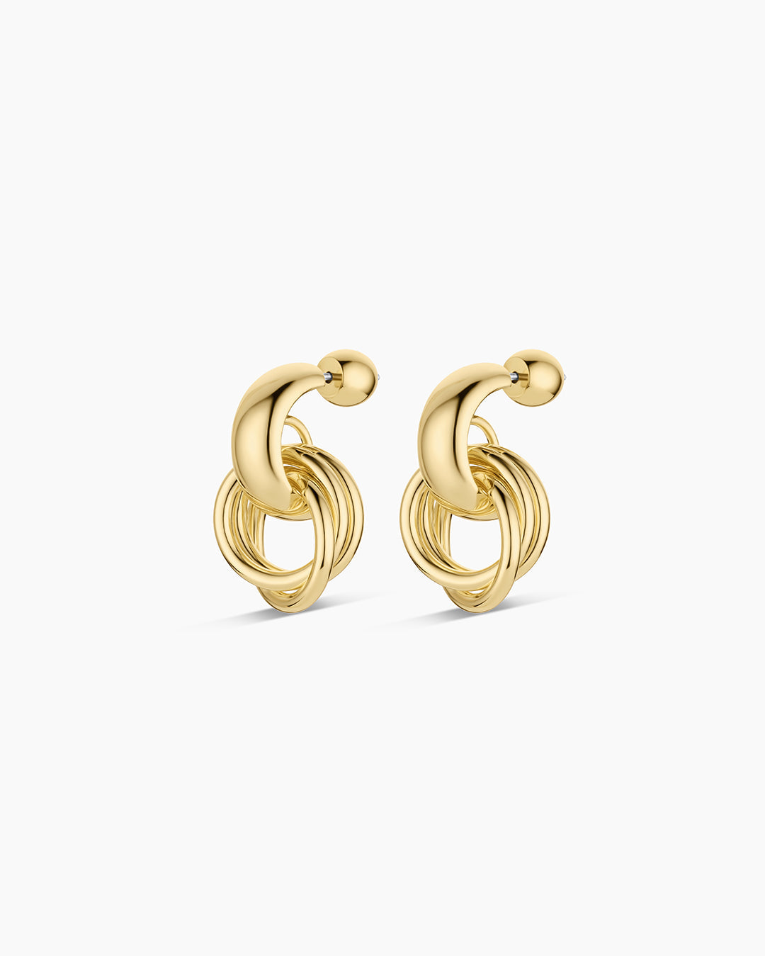 Lou Trio Earrings || option::18K Gold Plated