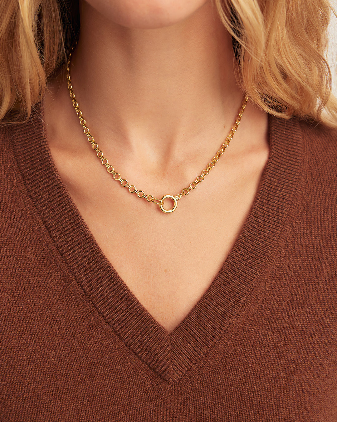 Melrose Necklace || option::18K Gold Plated