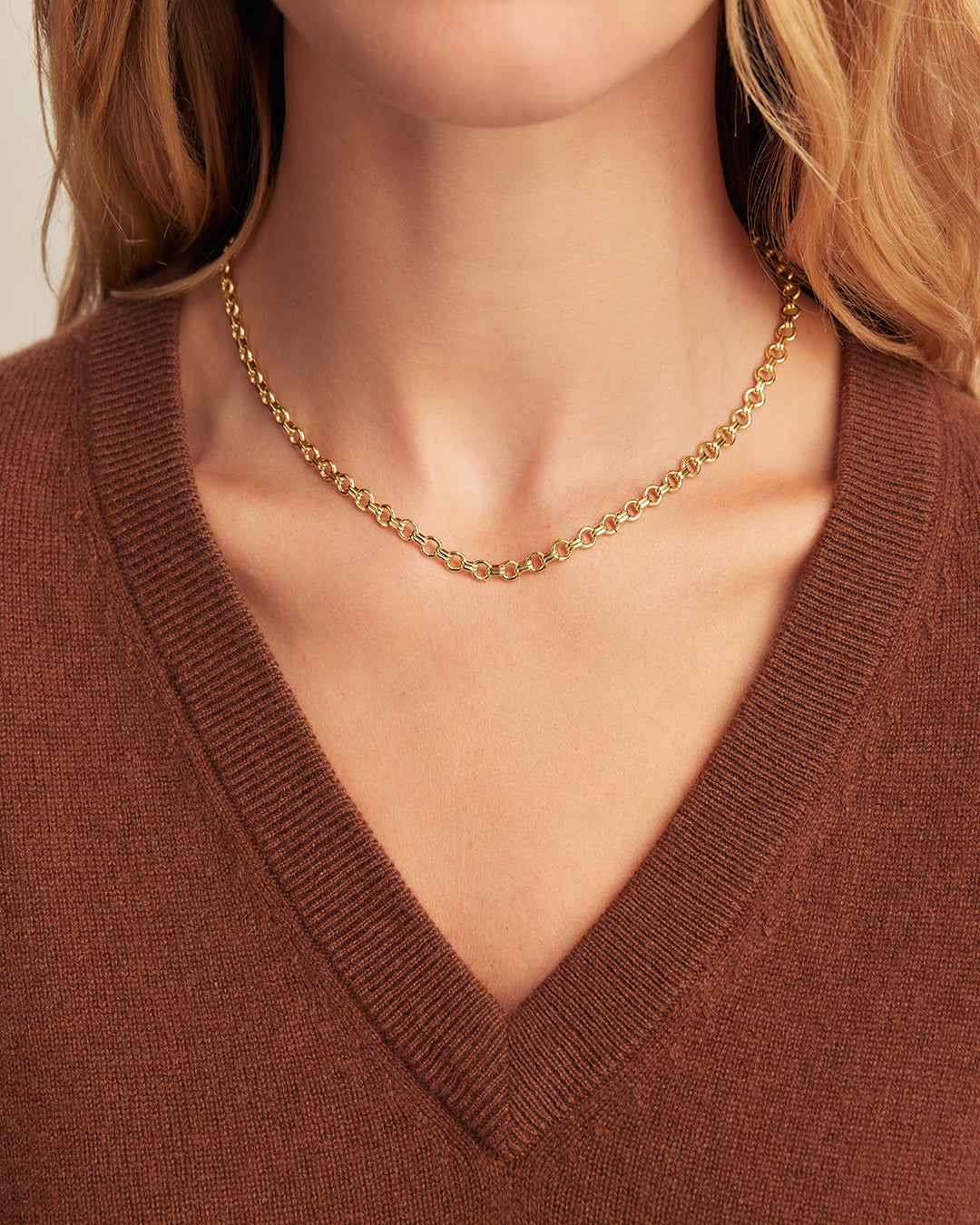Melrose Necklace || option::18K Gold Plated