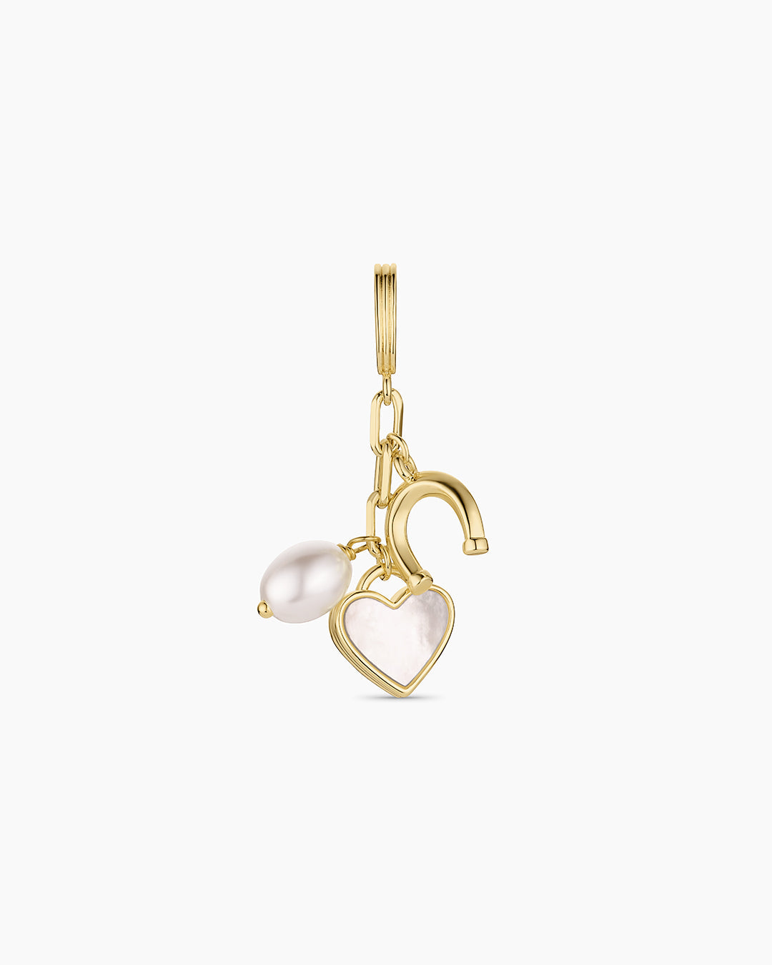 Melrose Cluster Charm || option::18K Gold Plated
