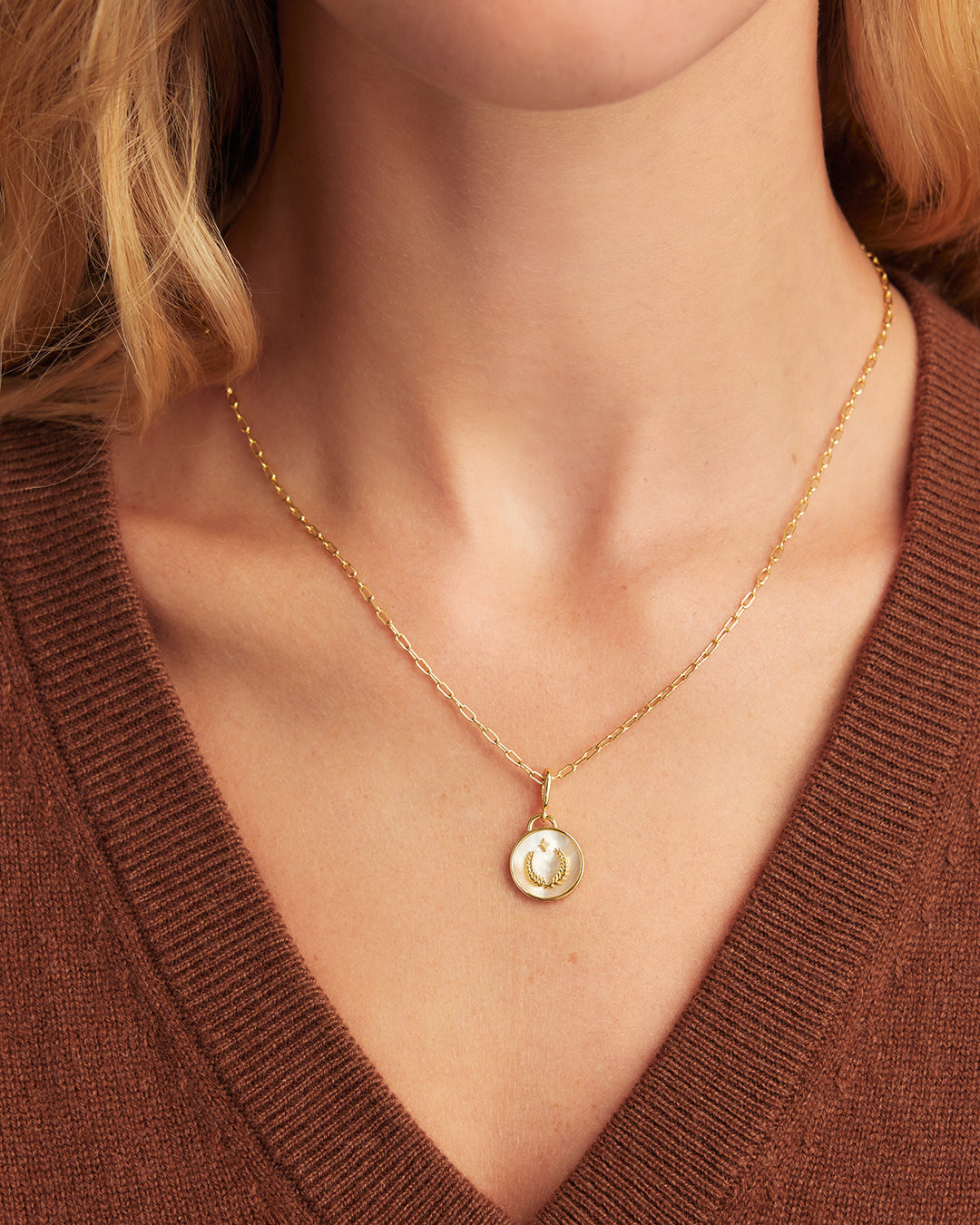  Vintage Zodiac Charm || option::18K Gold Plated, Virgo