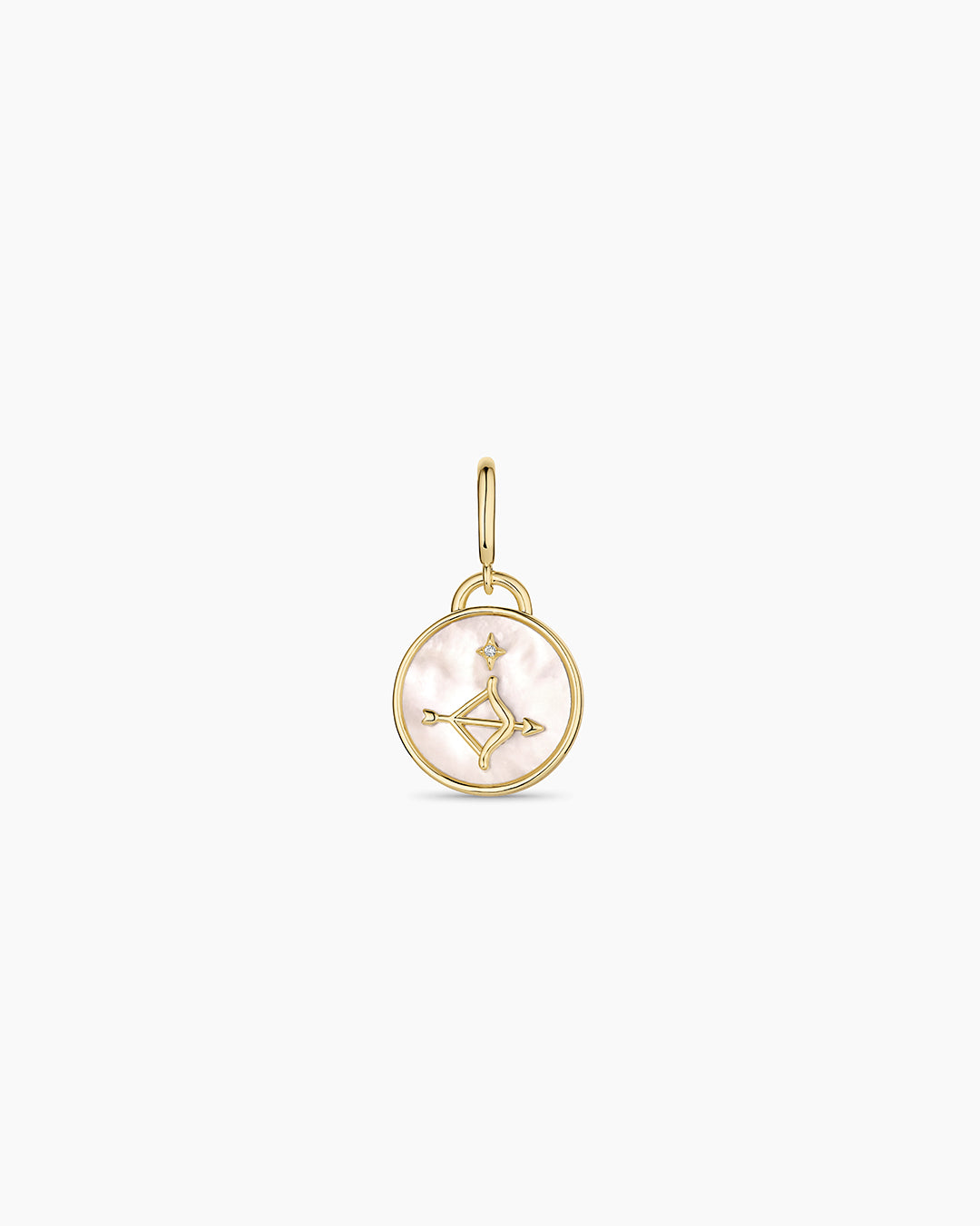  Vintage Zodiac Charm || option::18K Gold Plated, Sagittarius