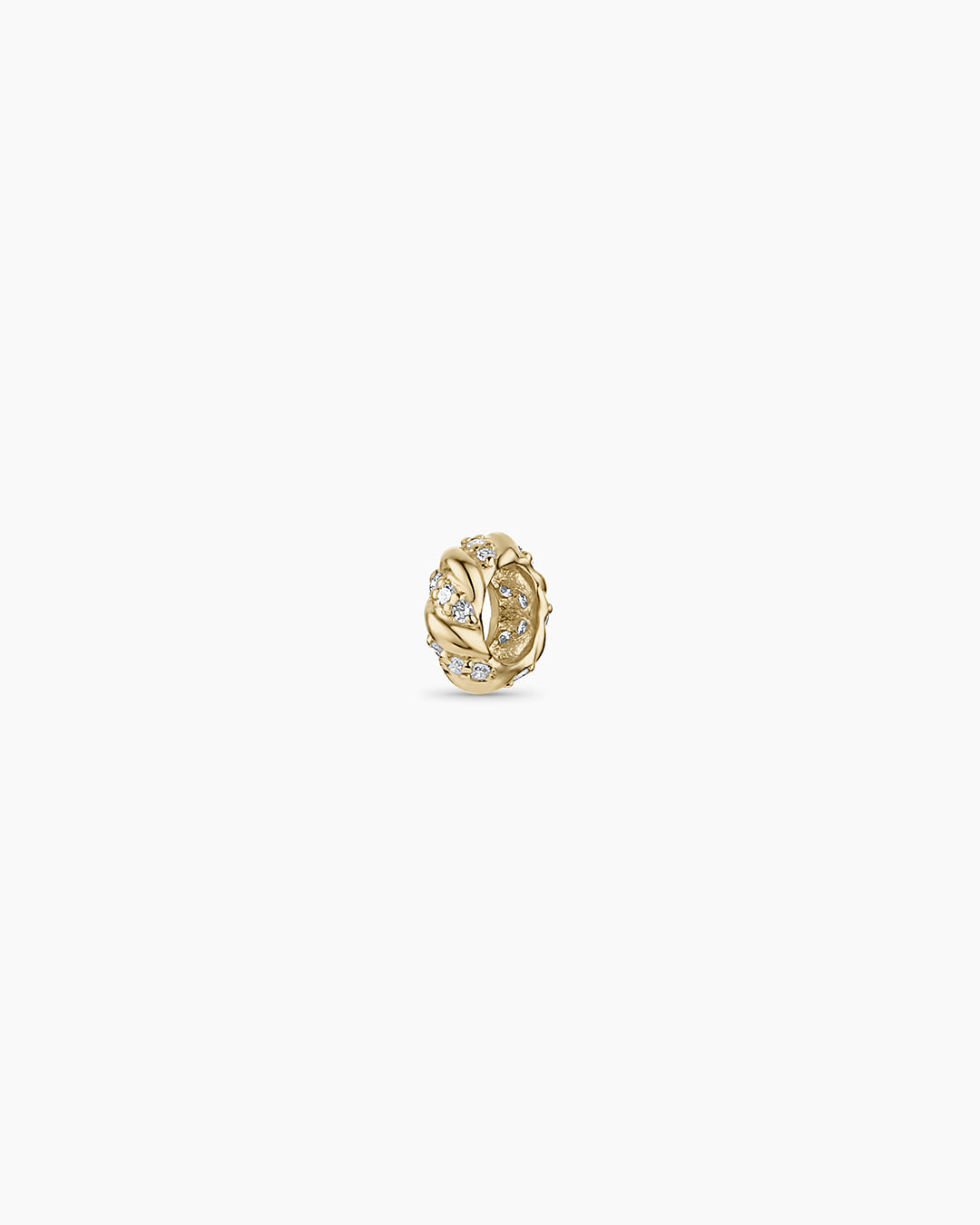 14K Diamond Crew Halo Charm || option::14K Solid Gold