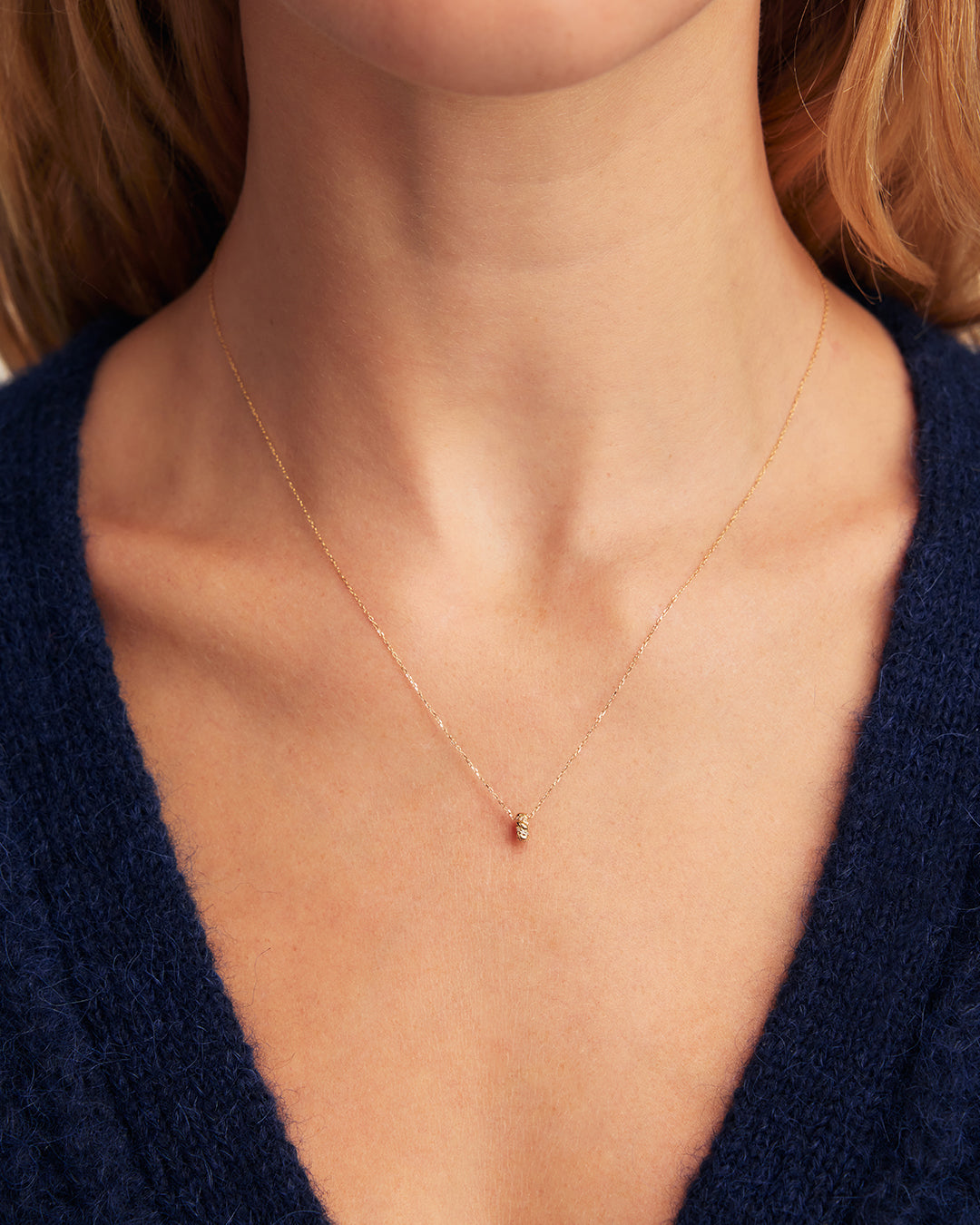 14K Diamond Crew Halo Charm || option::14K Solid Gold