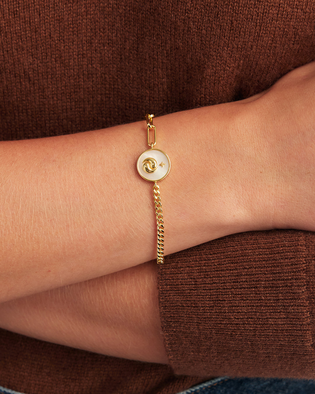 Vintage Zodiac Bracelet || option::18K Gold Plated, Gemini
