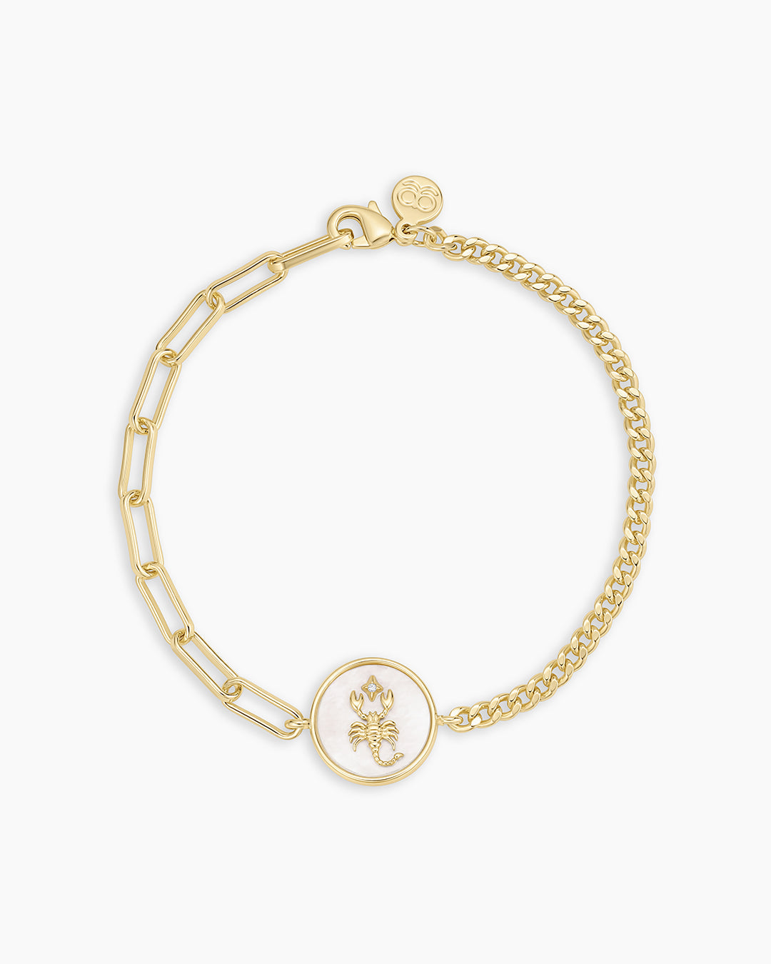 Vintage Zodiac Bracelet || option::18K Gold Plated, Scorpio