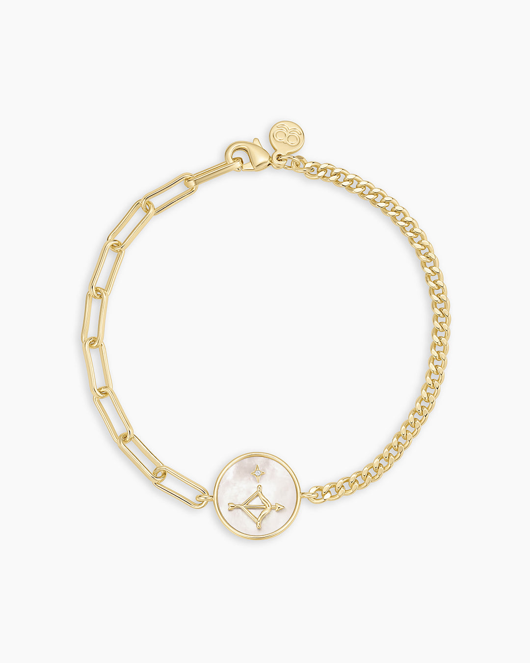 Vintage Zodiac Bracelet || option::18K Gold Plated, Sagittarius