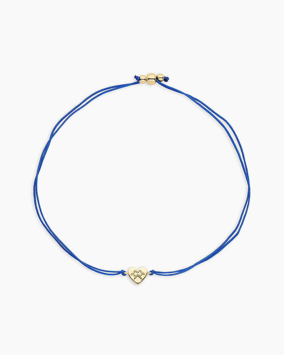 Single Paw Heart Bracelet || option::18k Gold Plated