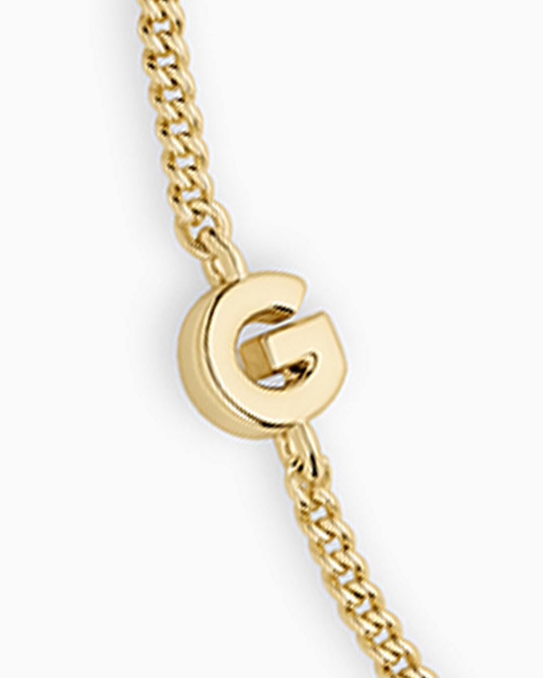 Wilder Mini Alphabet Bracelet || option::18k Gold Plated, G