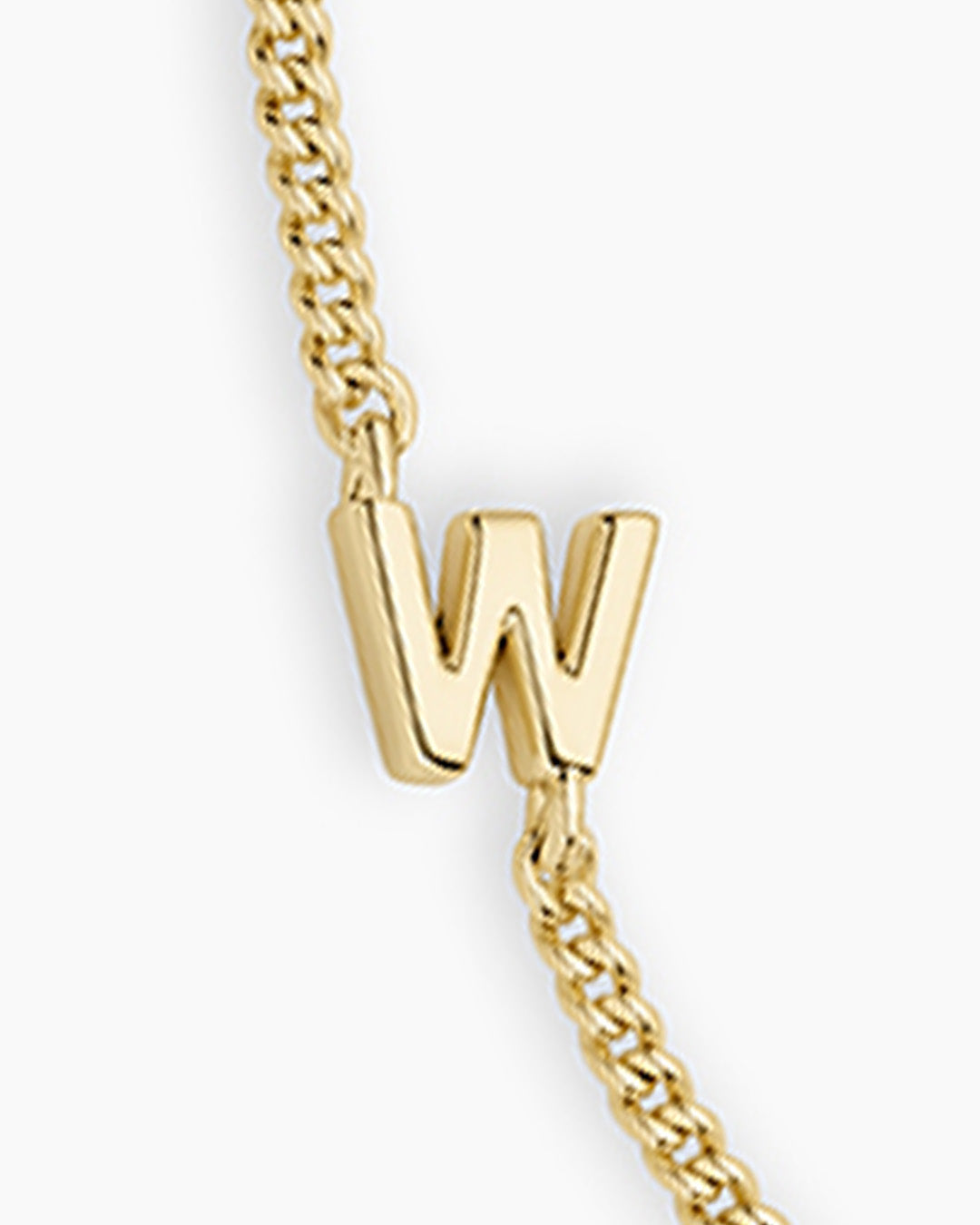 Wilder Mini Alphabet Bracelet || option::18k Gold Plated, W