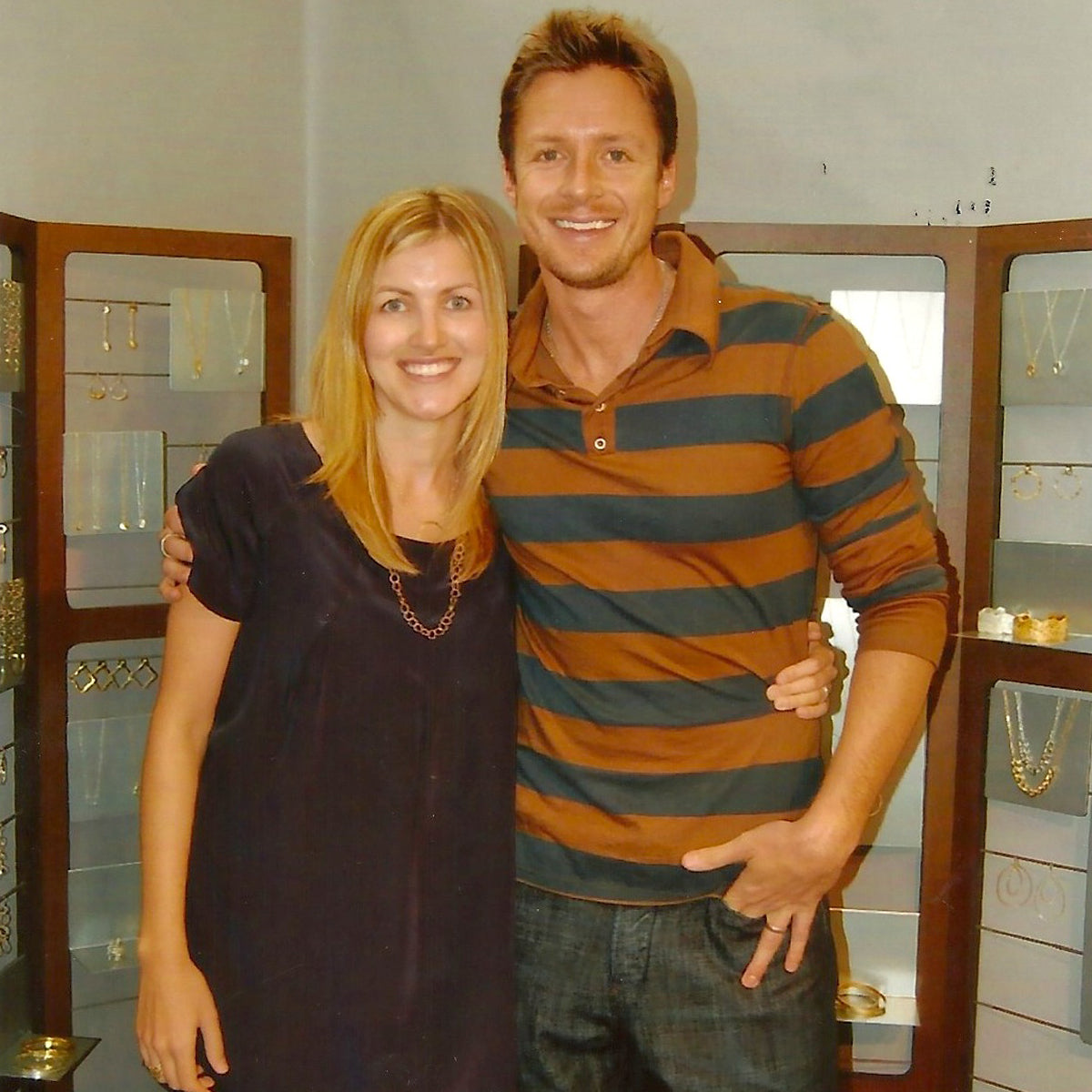 Co-founders Gorjana and Jason Reidel from 2004.