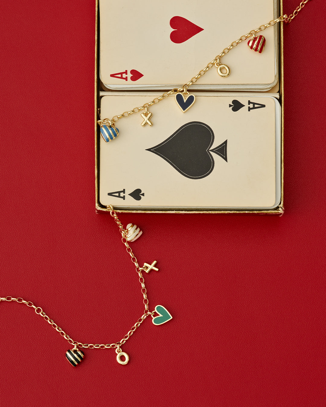 gold plated charm bracelets