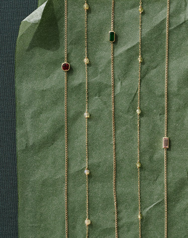 solid gold birthstones