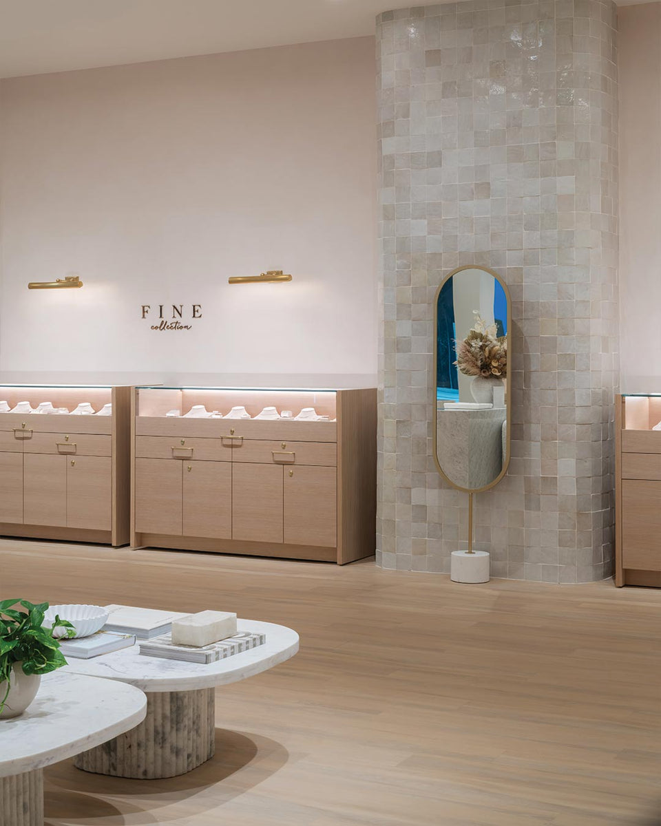 Inside Burlington, MA store