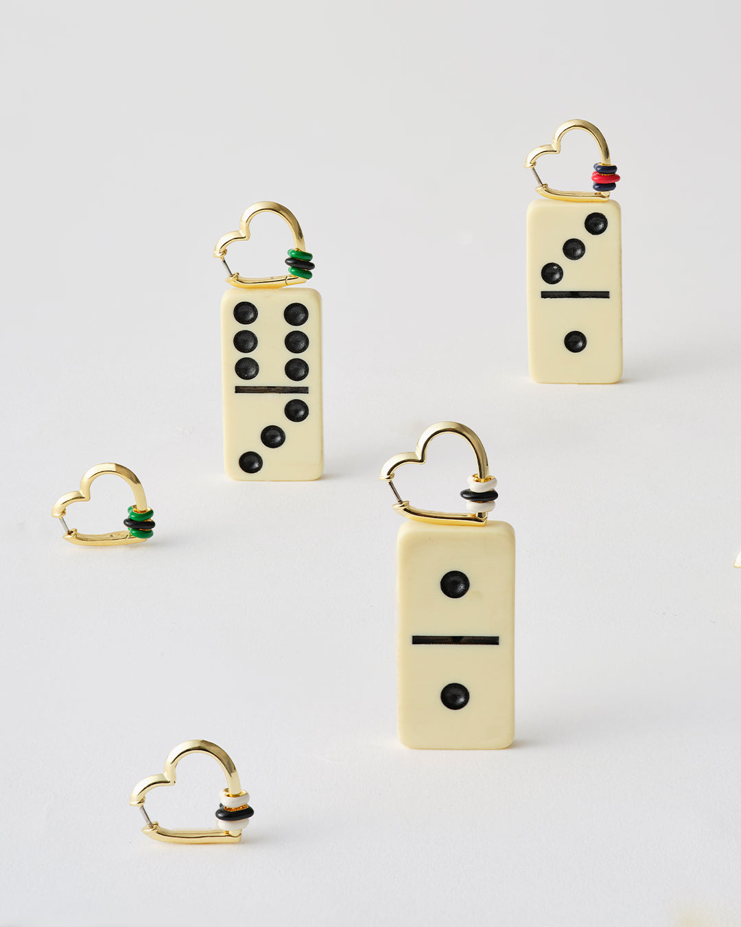 Gold plated huggie earrings