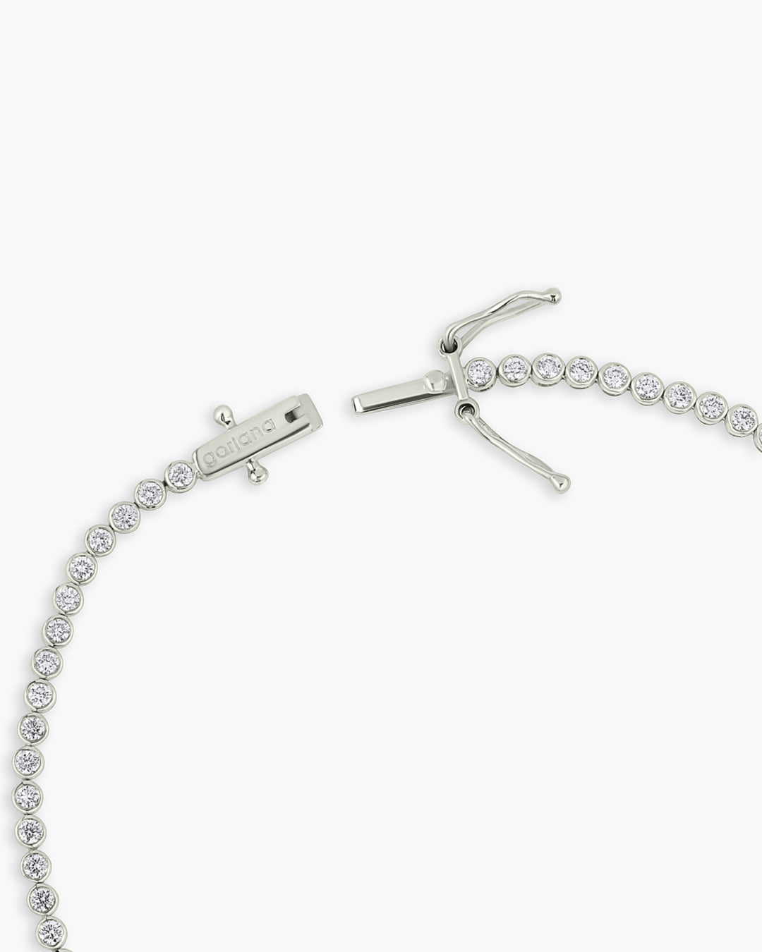 Classic Diamond Tennis Bracelet || option::14k Solid White Gold