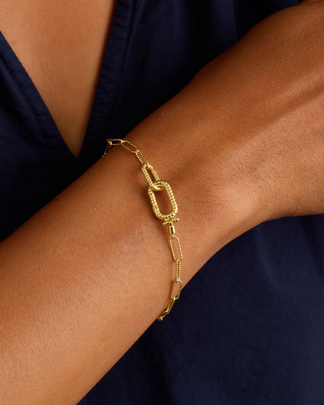 Crew Link Bracelet || option::Gold Plated