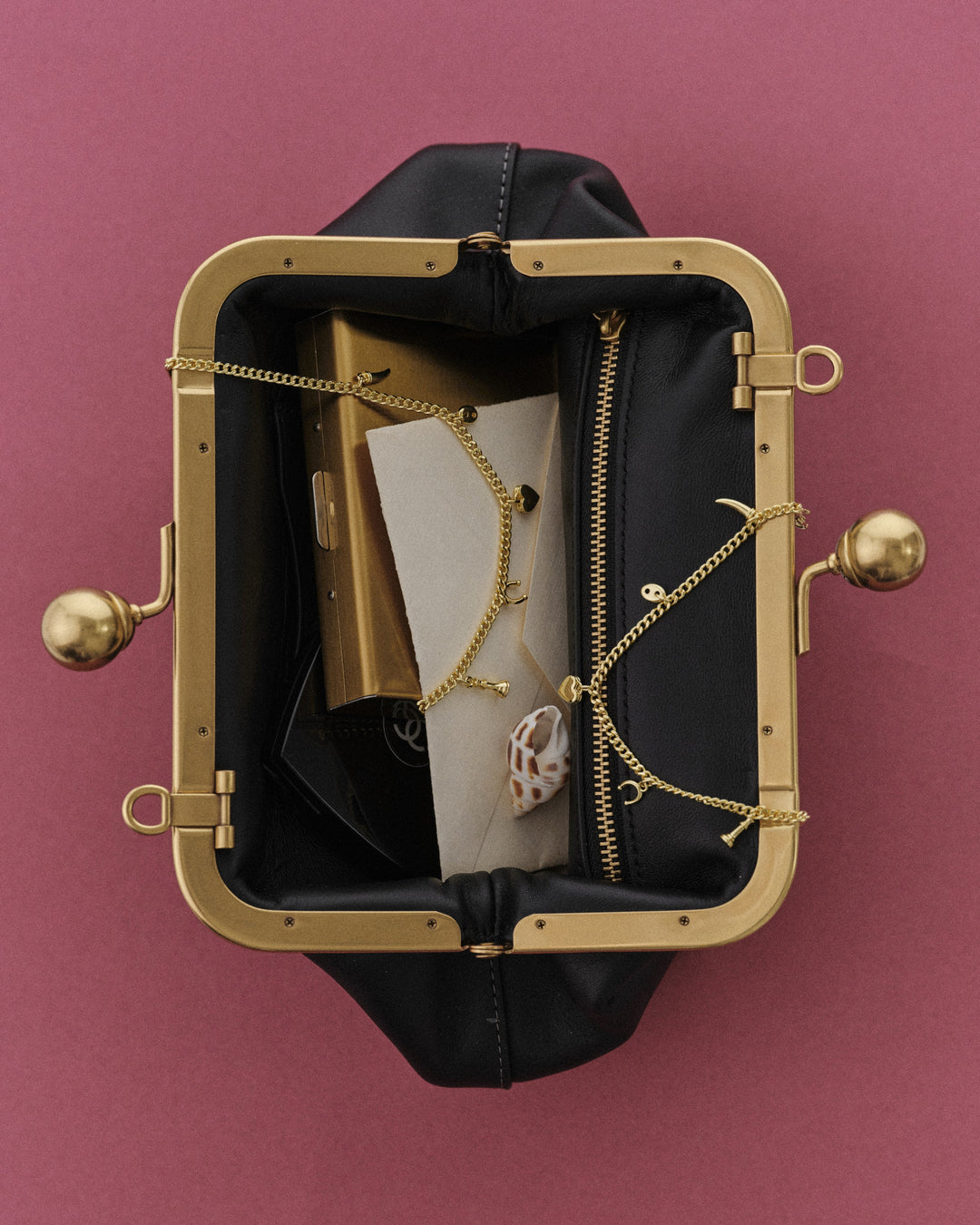 Bella Mini Charm Bracelet || option::18K Gold Plated