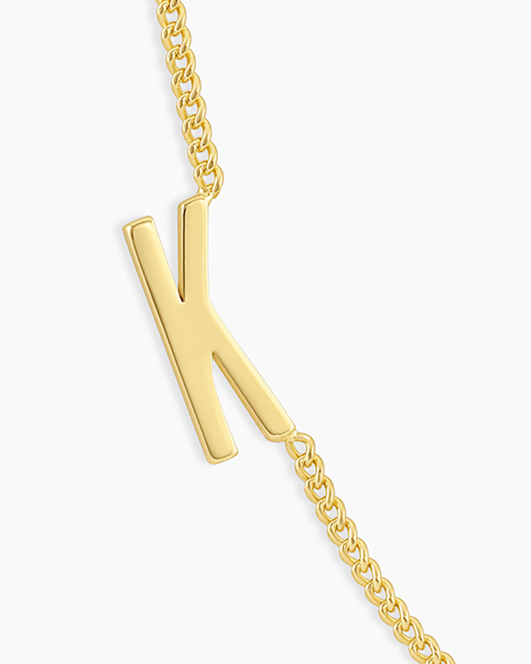 Wilder Alphabet Necklace Alphabet Necklace || option::18k Gold Plated, K